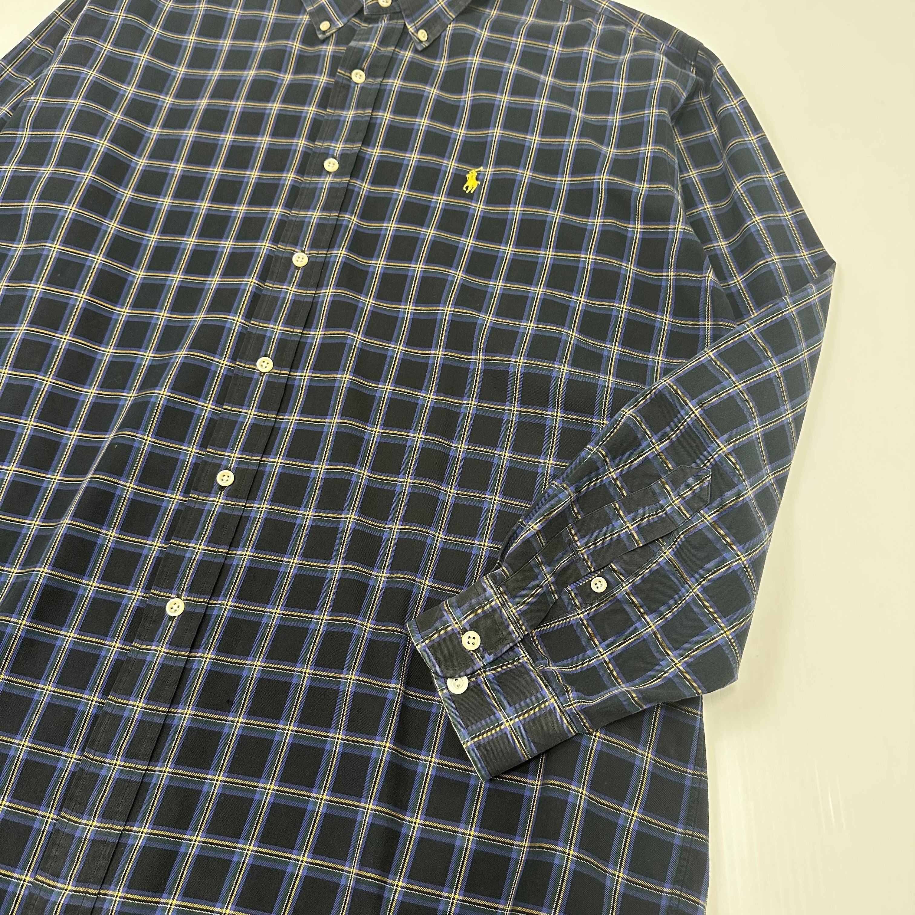 Vintage Polo Ralph Lauren Blake Plaid Button Up Shirt L