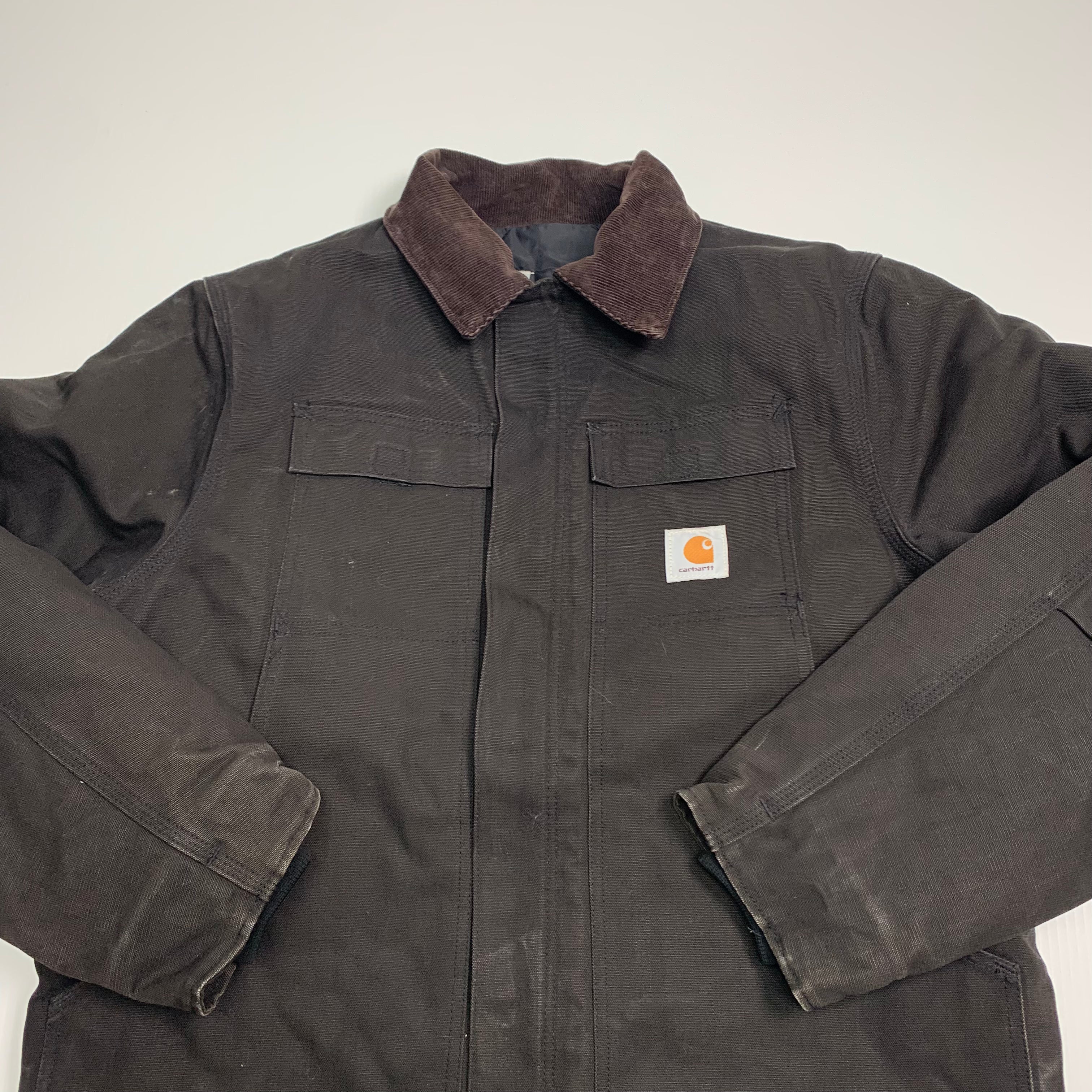 Carhartt Black Denim Chore Jacket L