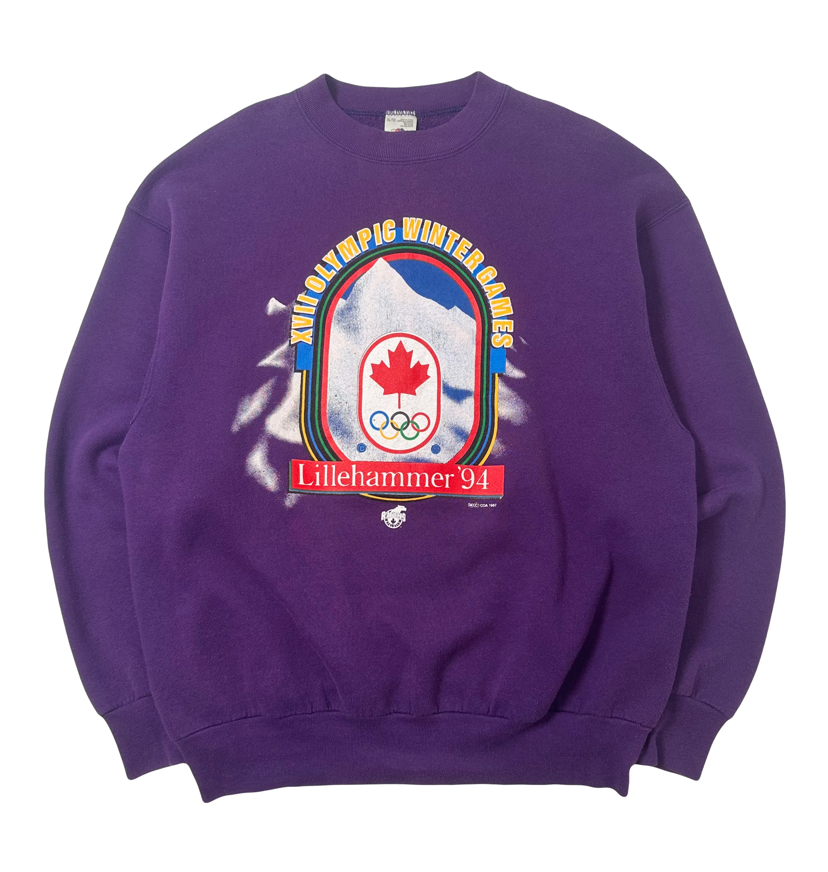 1994 Lillehammer XVII Olympic Winter Games Crewneck XL