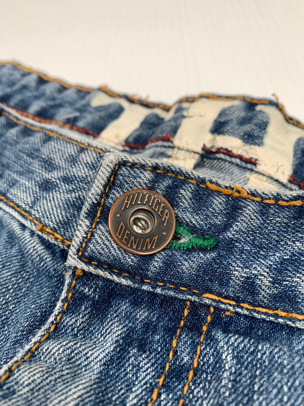 Tommy Hilfiger Distressed Denim Shorts 38