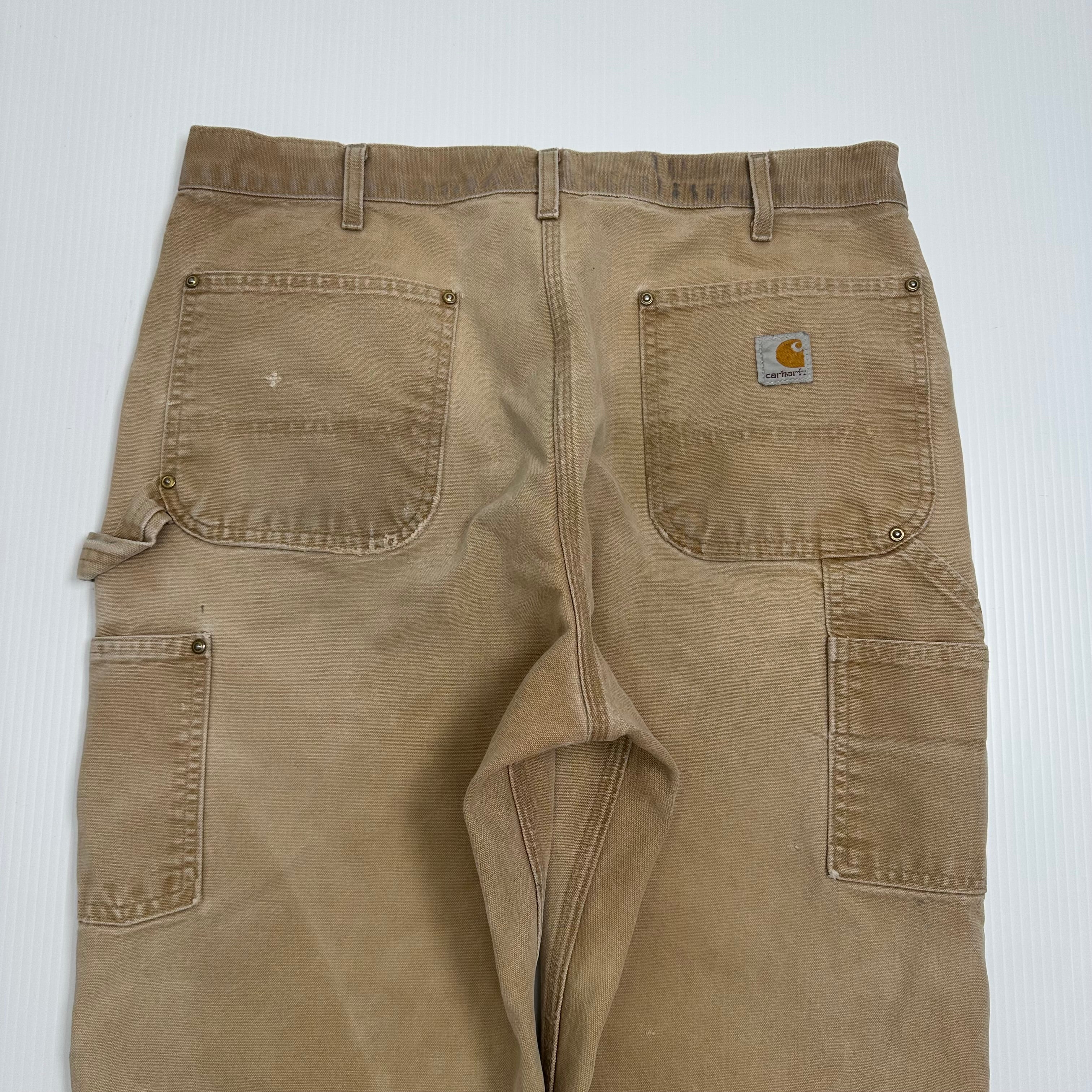 Vintage Carhartt Faded Double Knee Denim 36