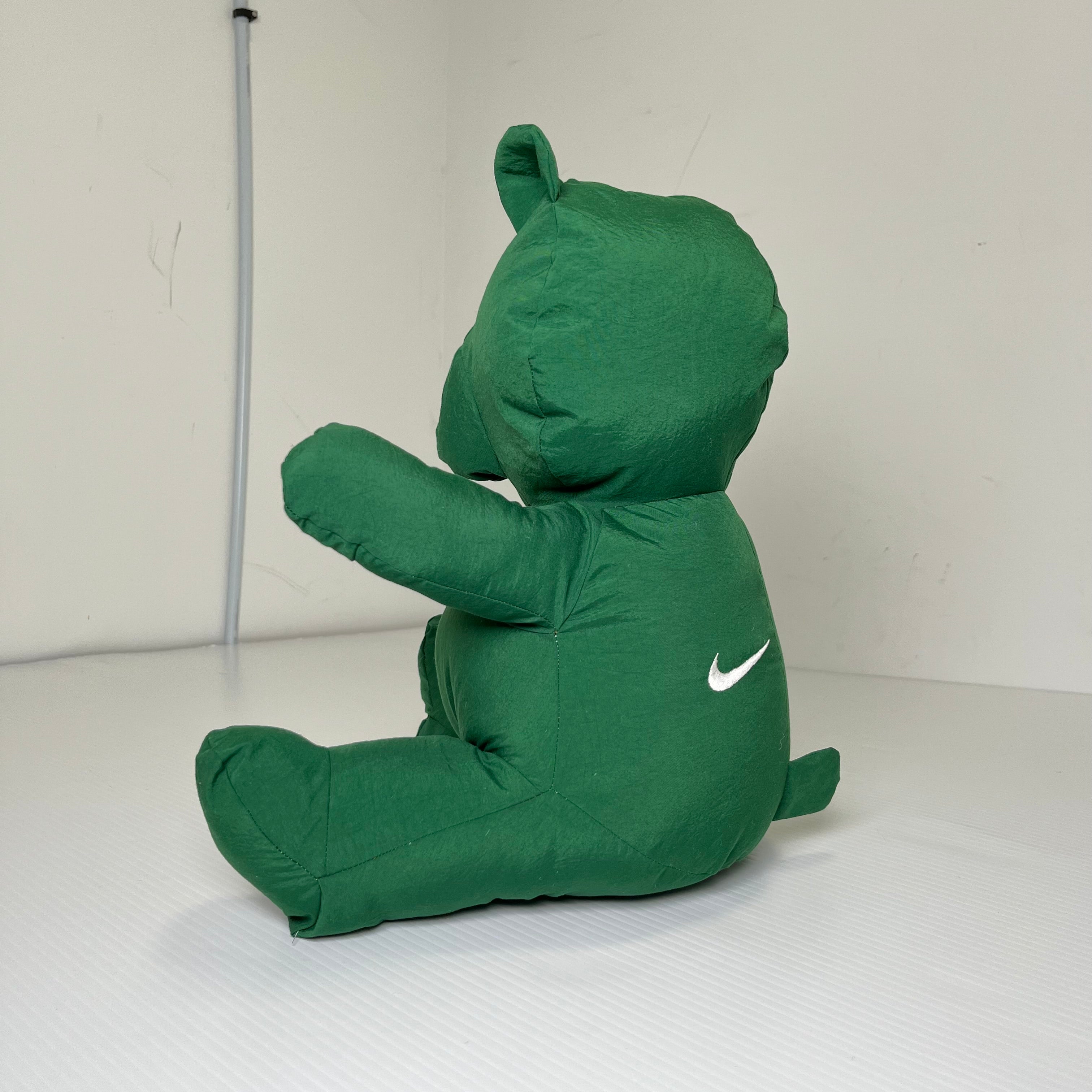 Rework Nike Swoosh Nylon Teddy Bear