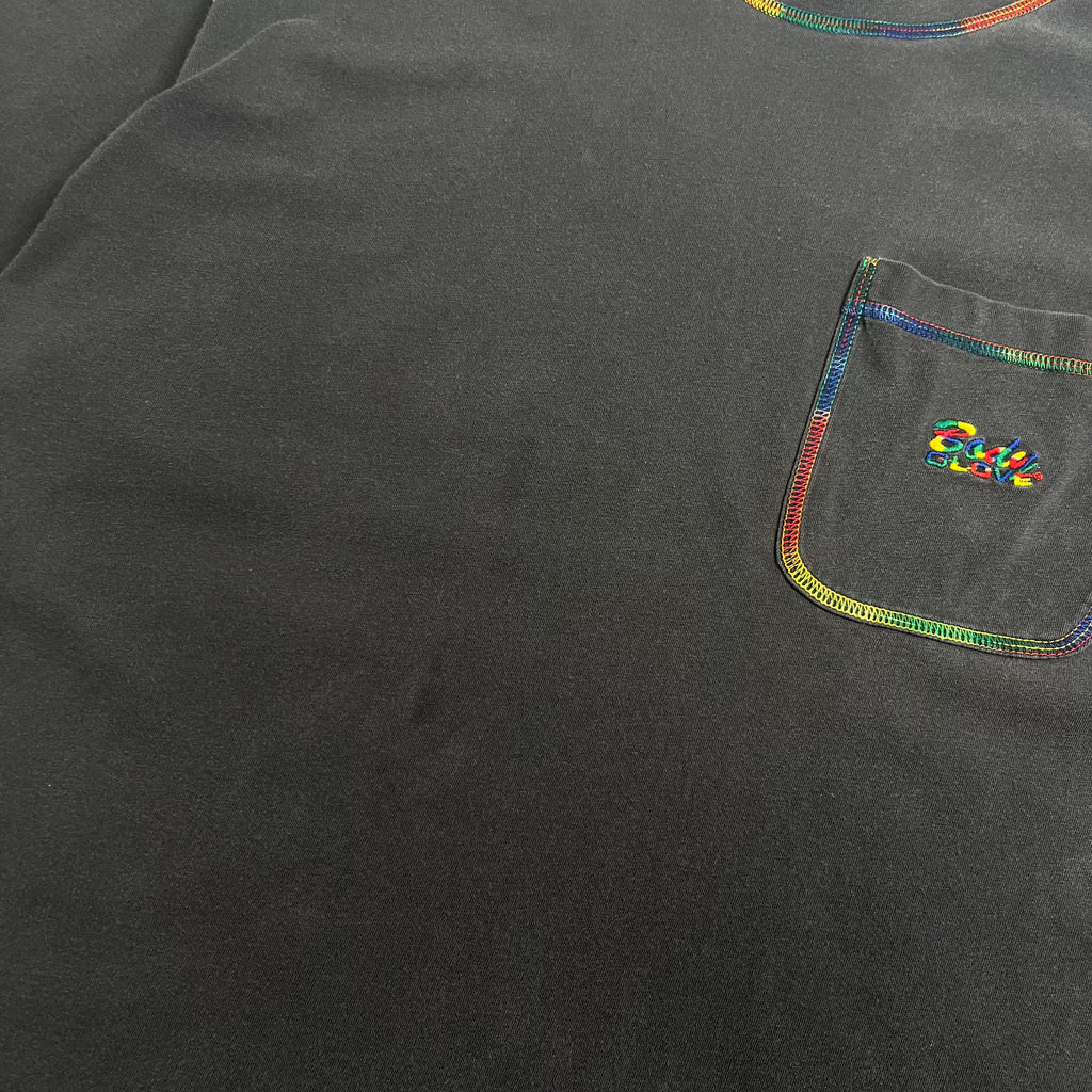 Vintage Body Glove Rainbow Stitching Tee XL