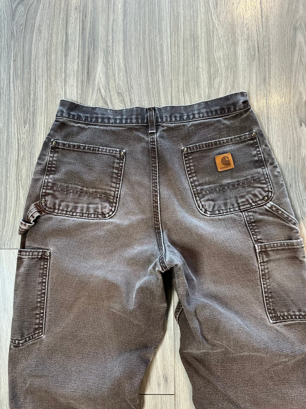 Vintage Carhartt Faded Double Knee Carpenter Denim 30