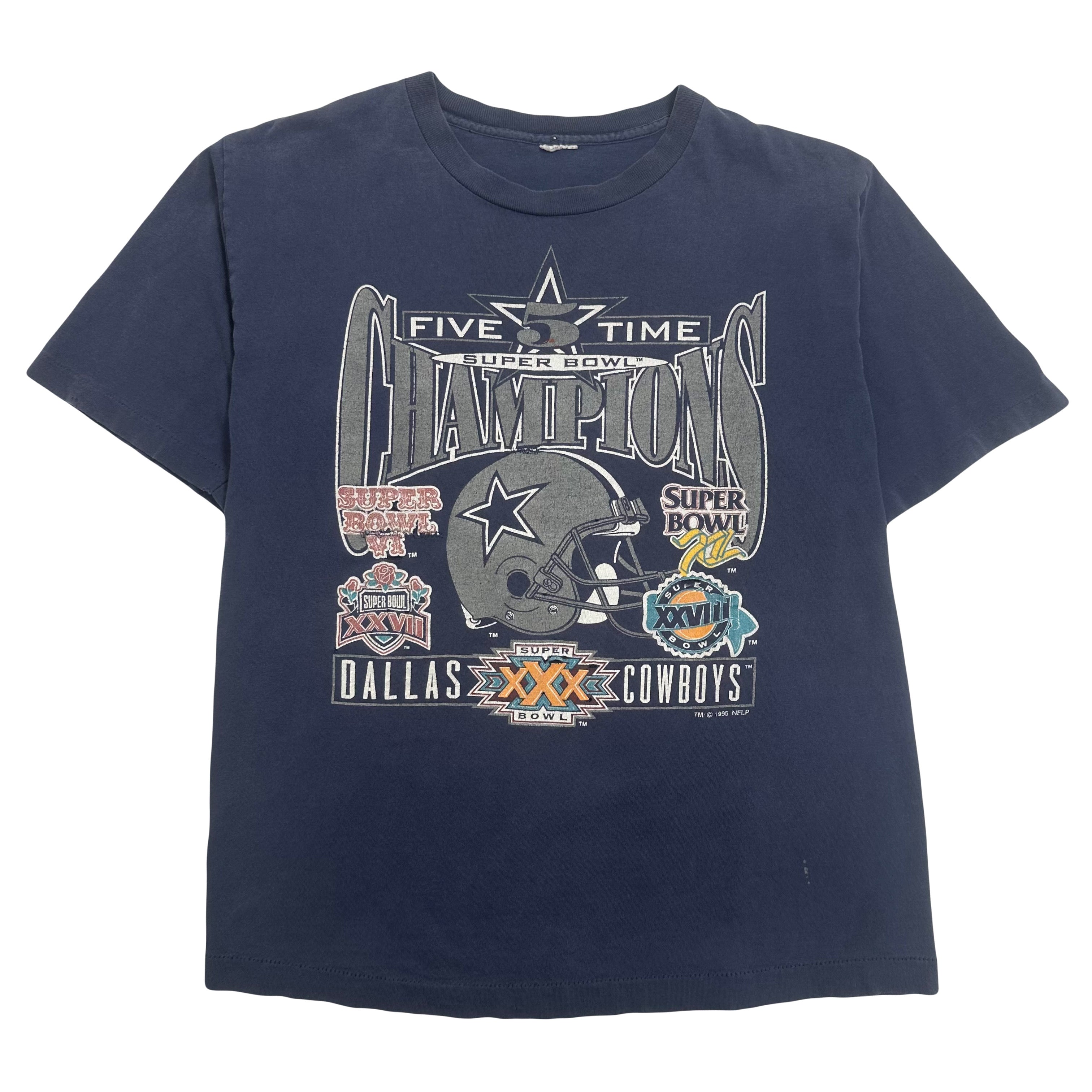 1995 Dallas Cowboys NFL Super Bowl Graphic Tee M