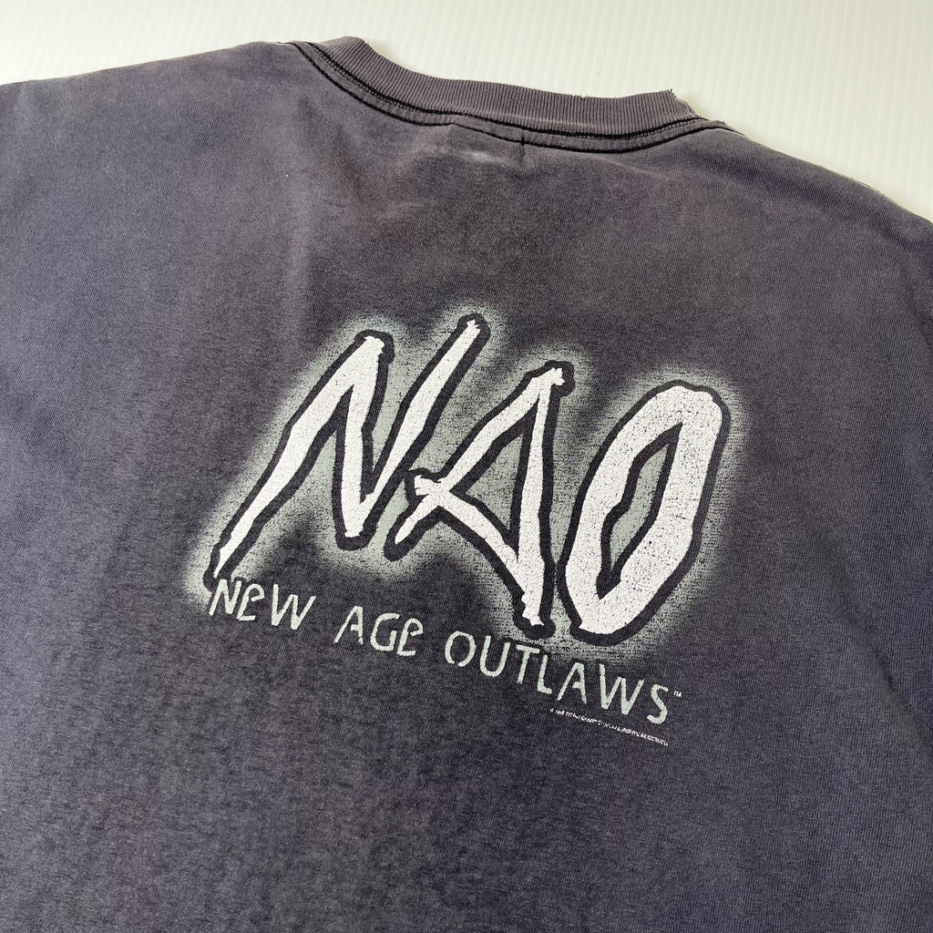 Vintage WWF New Age Outlaws Bad Ass Wrestling Tee L