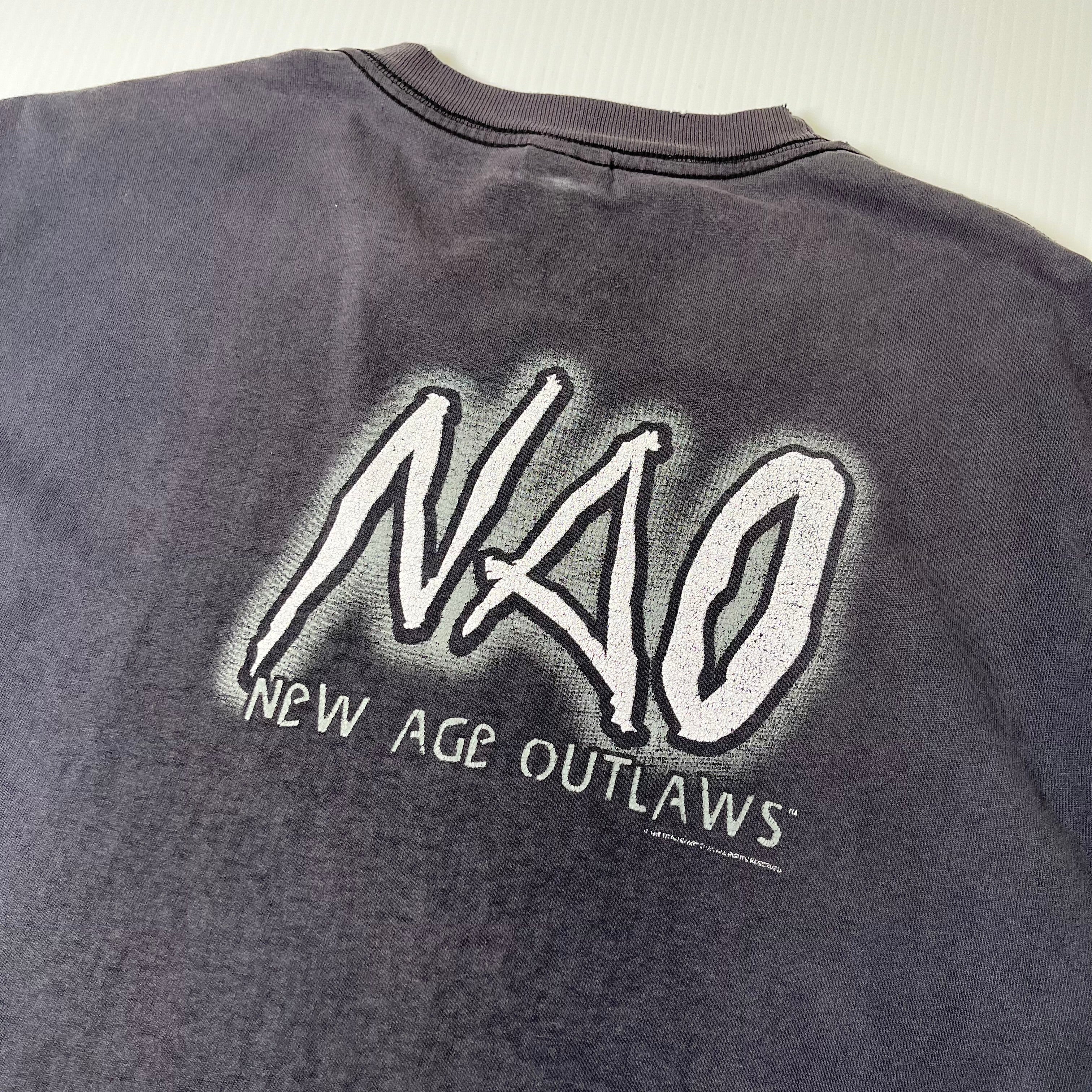 Vintage WWF New Age Outlaws Bad Ass Wrestling Tee L