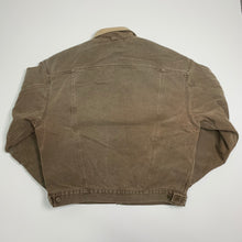 Load image into Gallery viewer, Carhartt Brown Blanket Lined Trucker Jacket M
