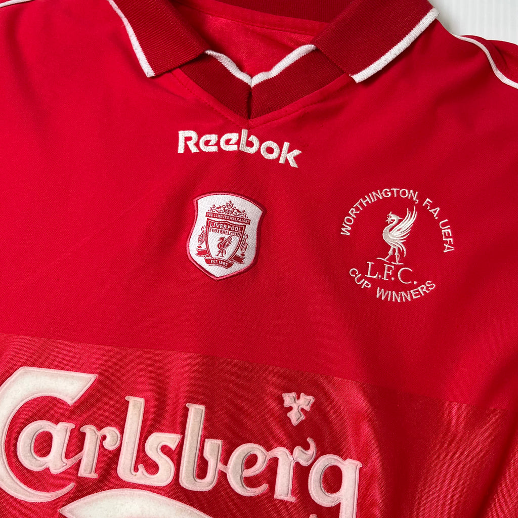 1996 Reebok Liverpool FA Cup Winners Michael Owen Jersey XL
