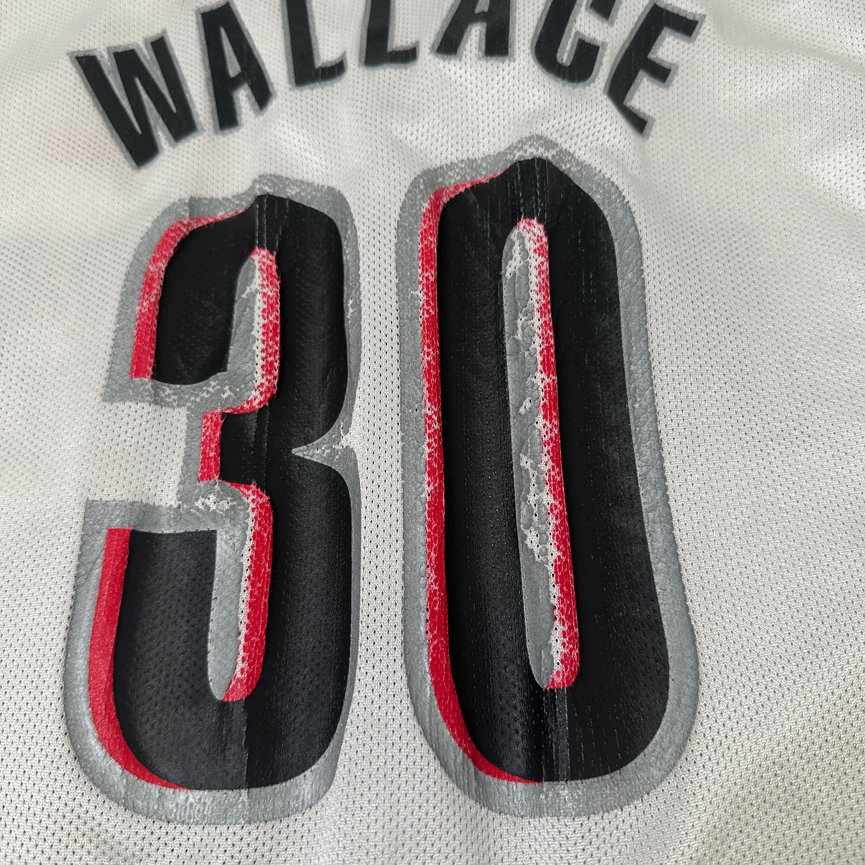 Reebok Portland Trail Blazers #30 Wallace Jersey M