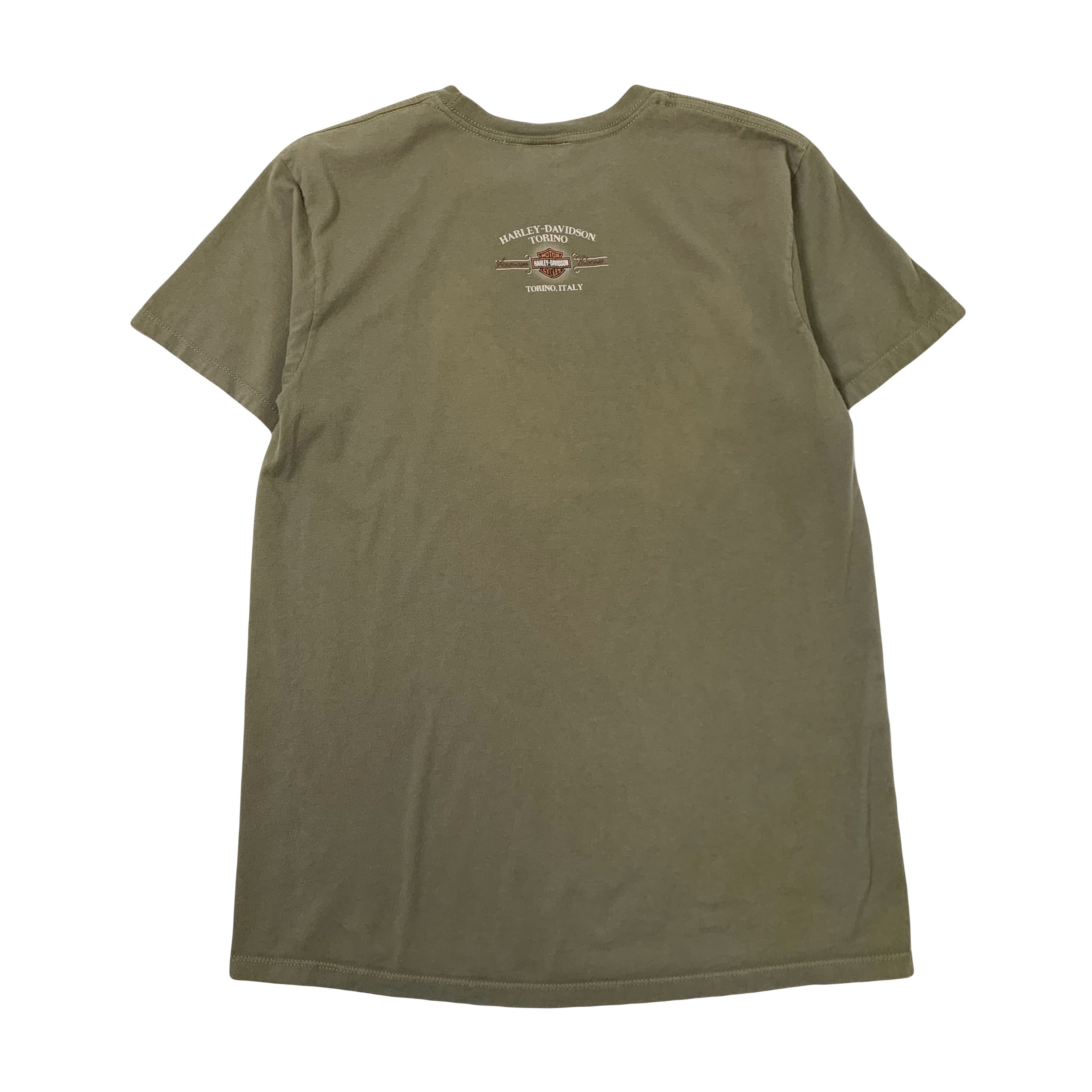 Harley Davidson Torino Italy Graphic Tee M