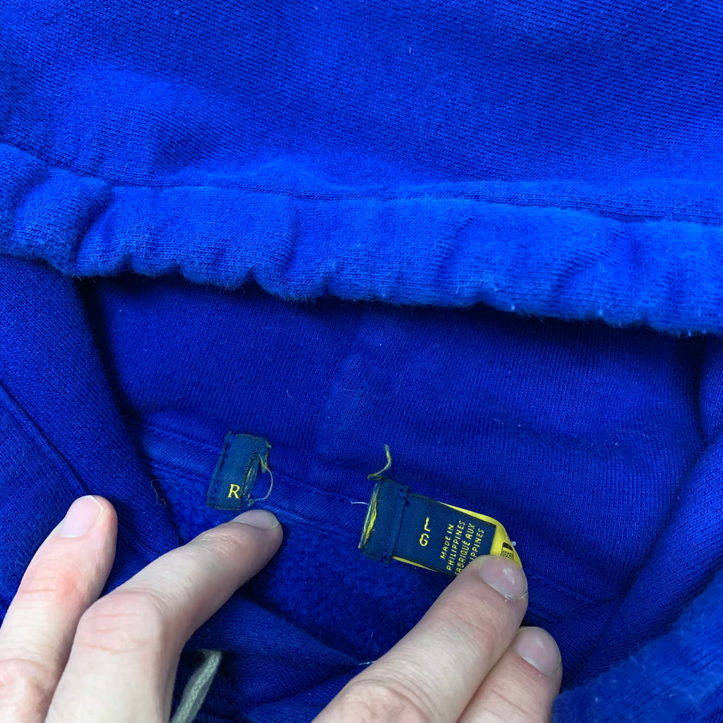 Blue Polo RL Hoodie L