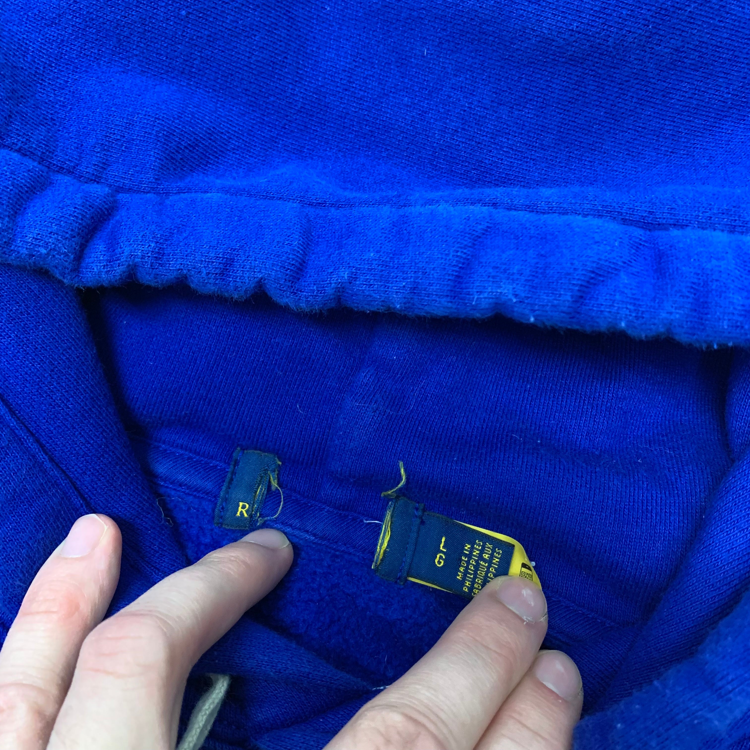 Blue Polo RL Hoodie L