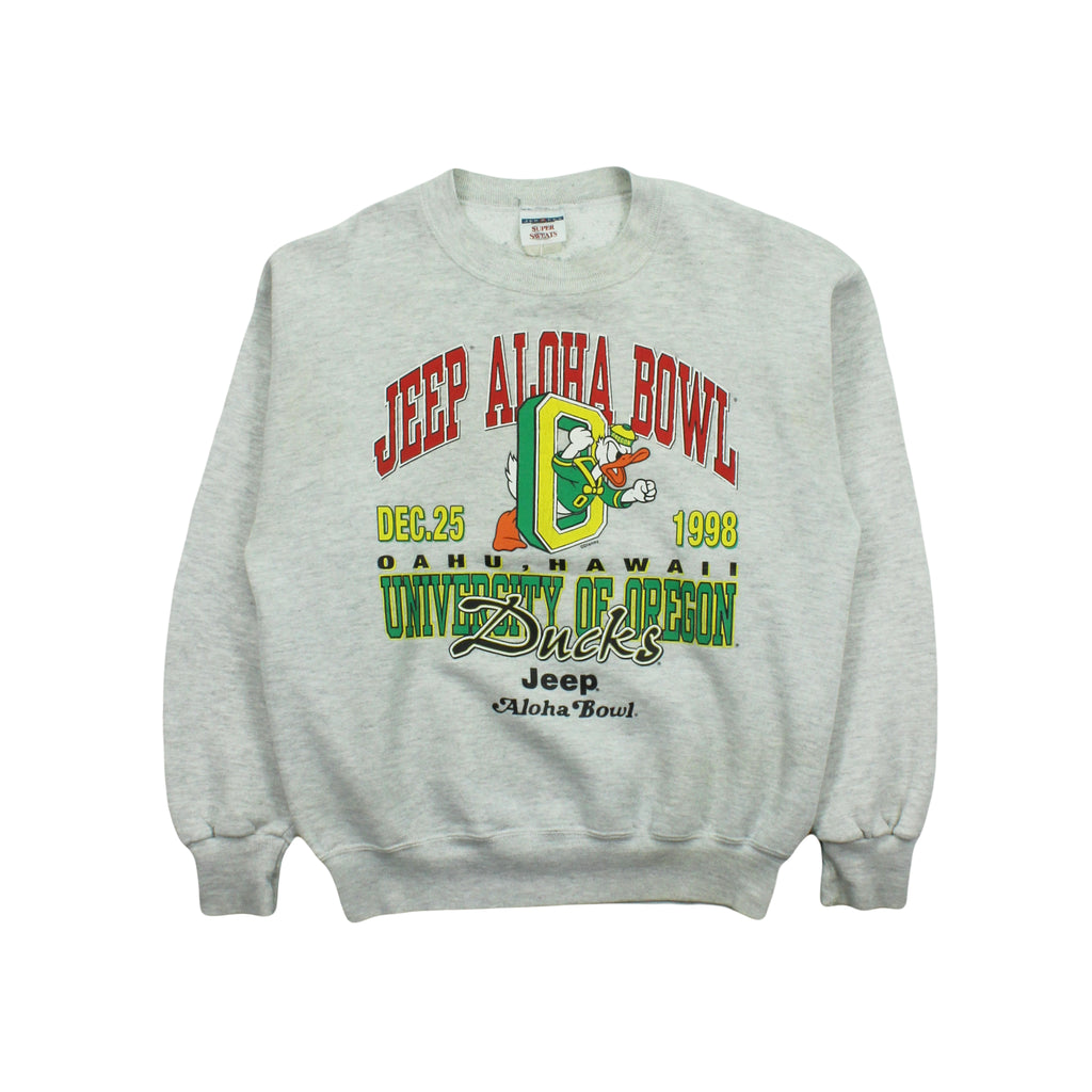 1998 Aloha Bowl University Of Oregon Crewneck M
