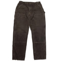 Carhartt Brown Double Knee Denim 34x32 0196