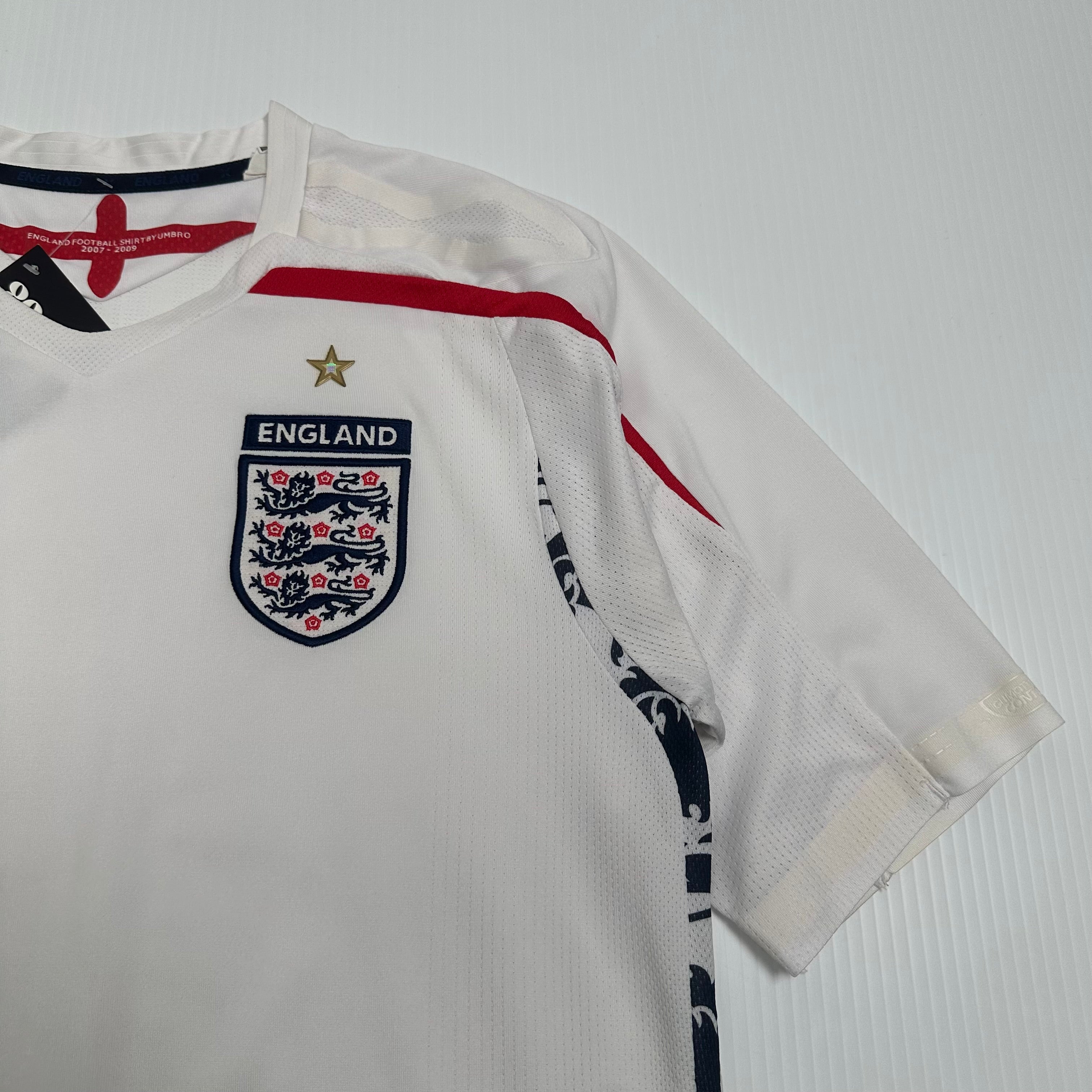 2008 Umbro England Home Kit M