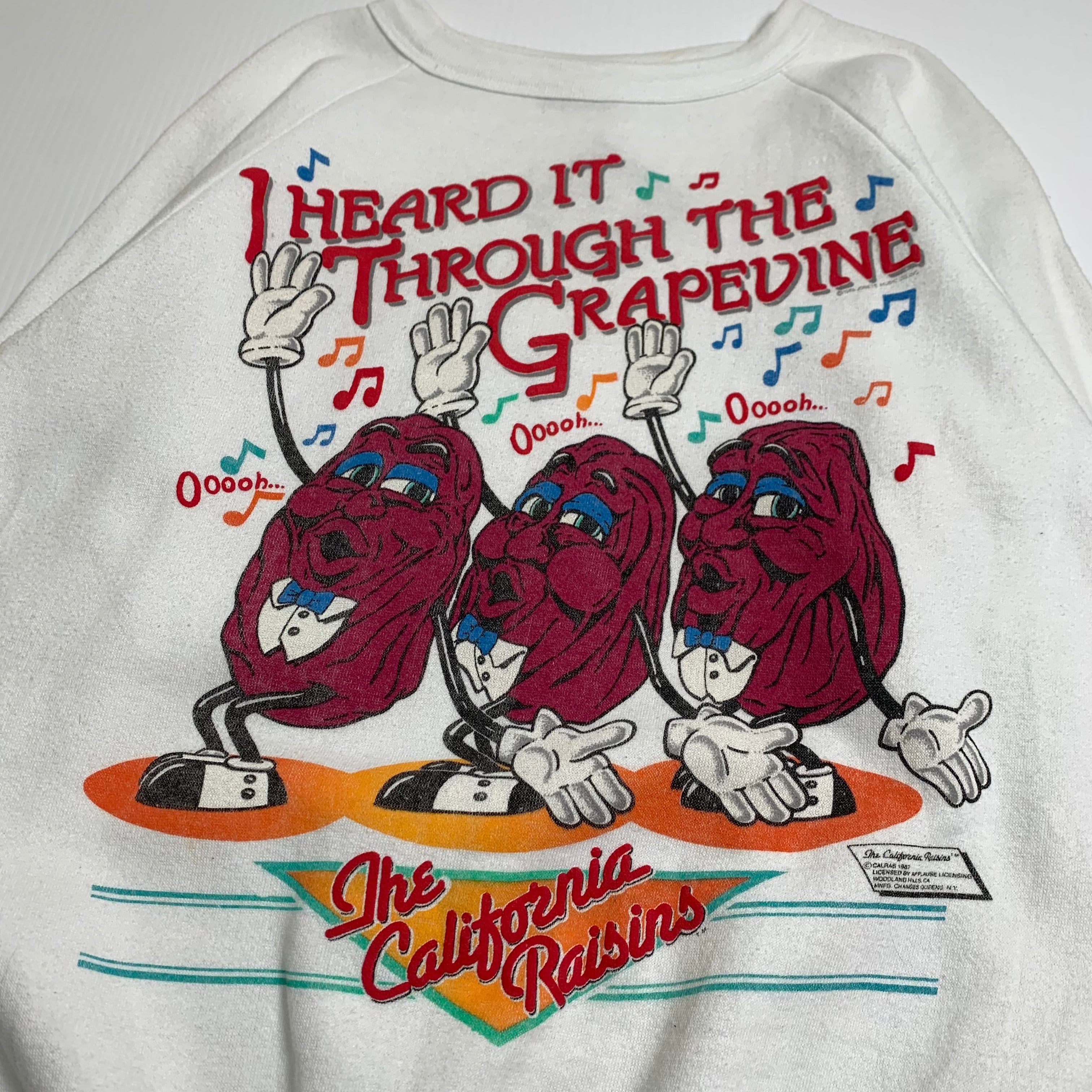 1987 California Raisins Crewneck M/L