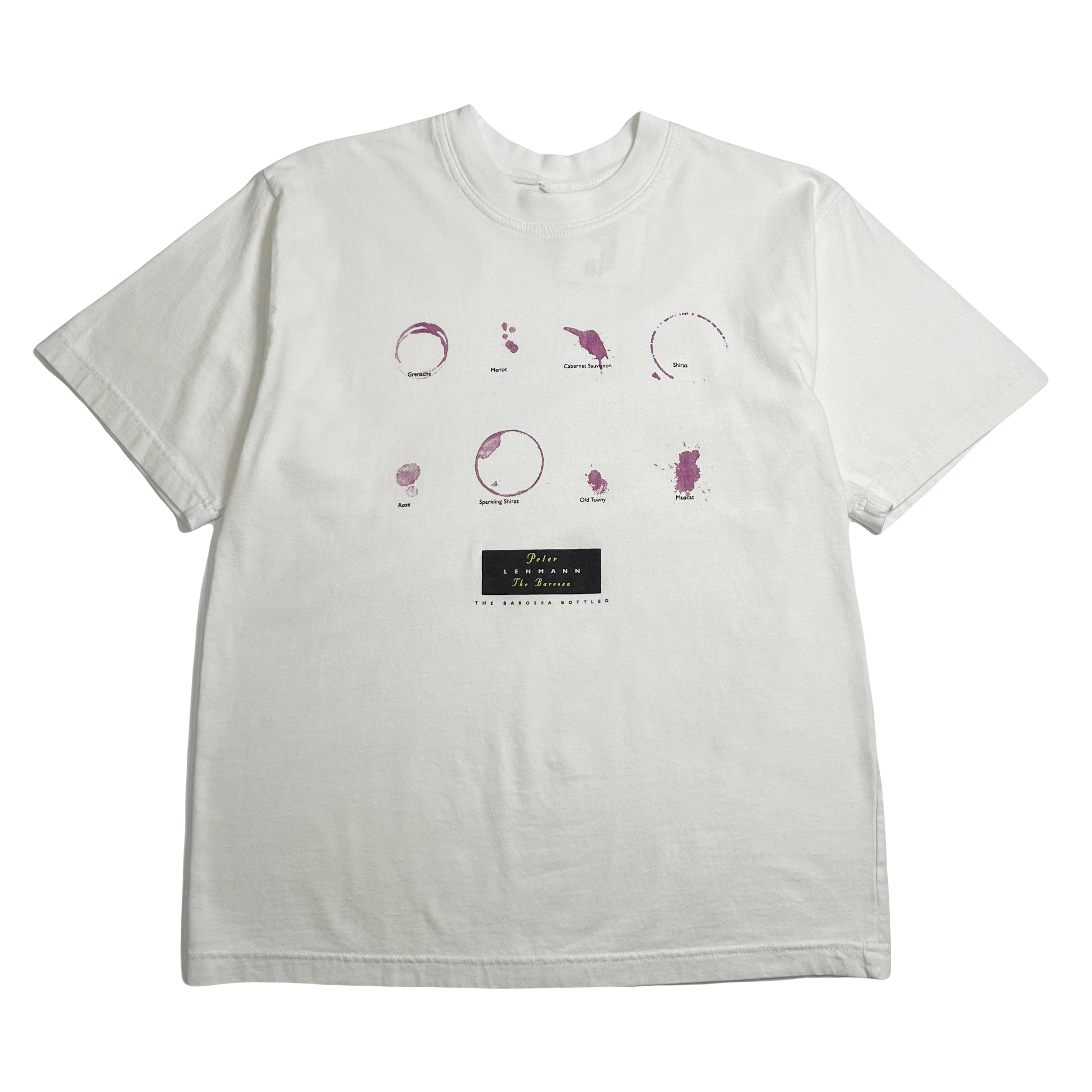 Vintage The Barossa Bottled Wine Stain Graphic Tee S