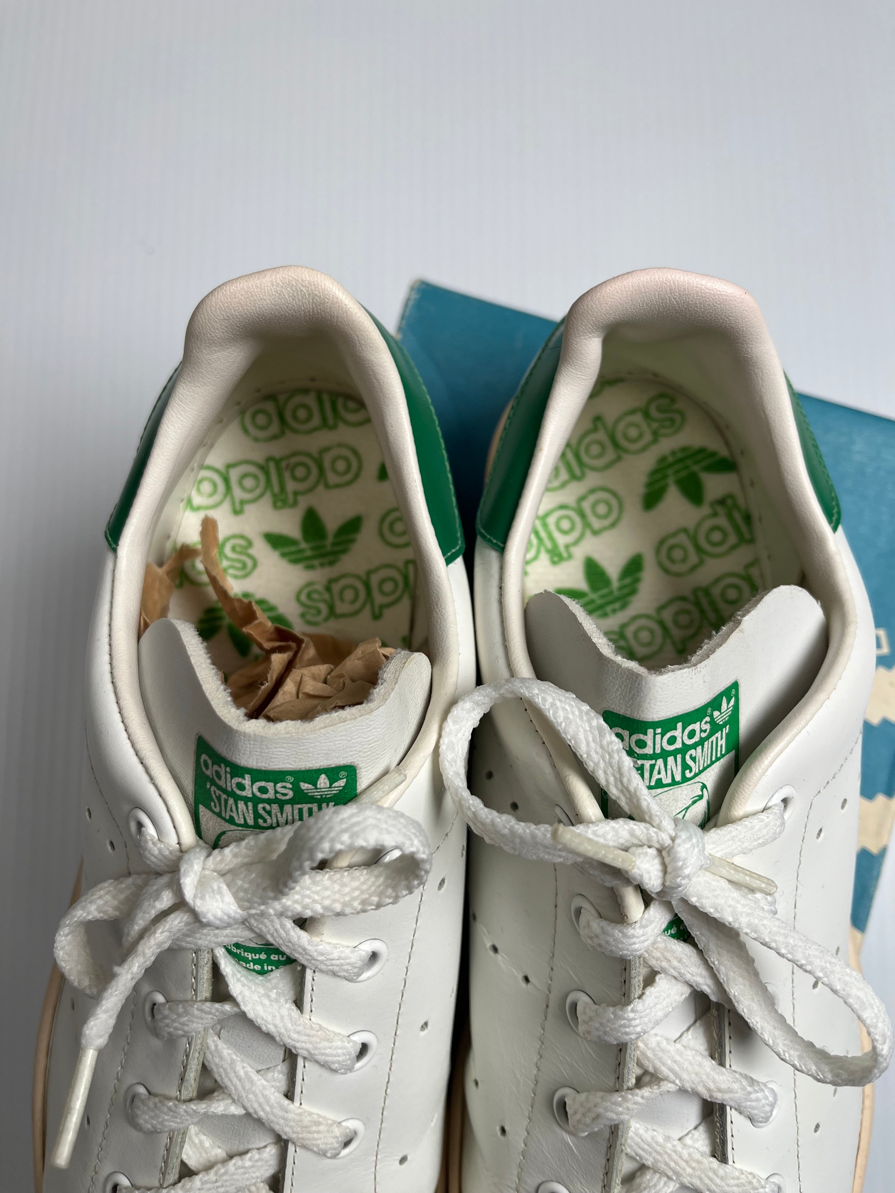 Vintage Adidas Stan Smith AF1028 Shoes With Box Size 6