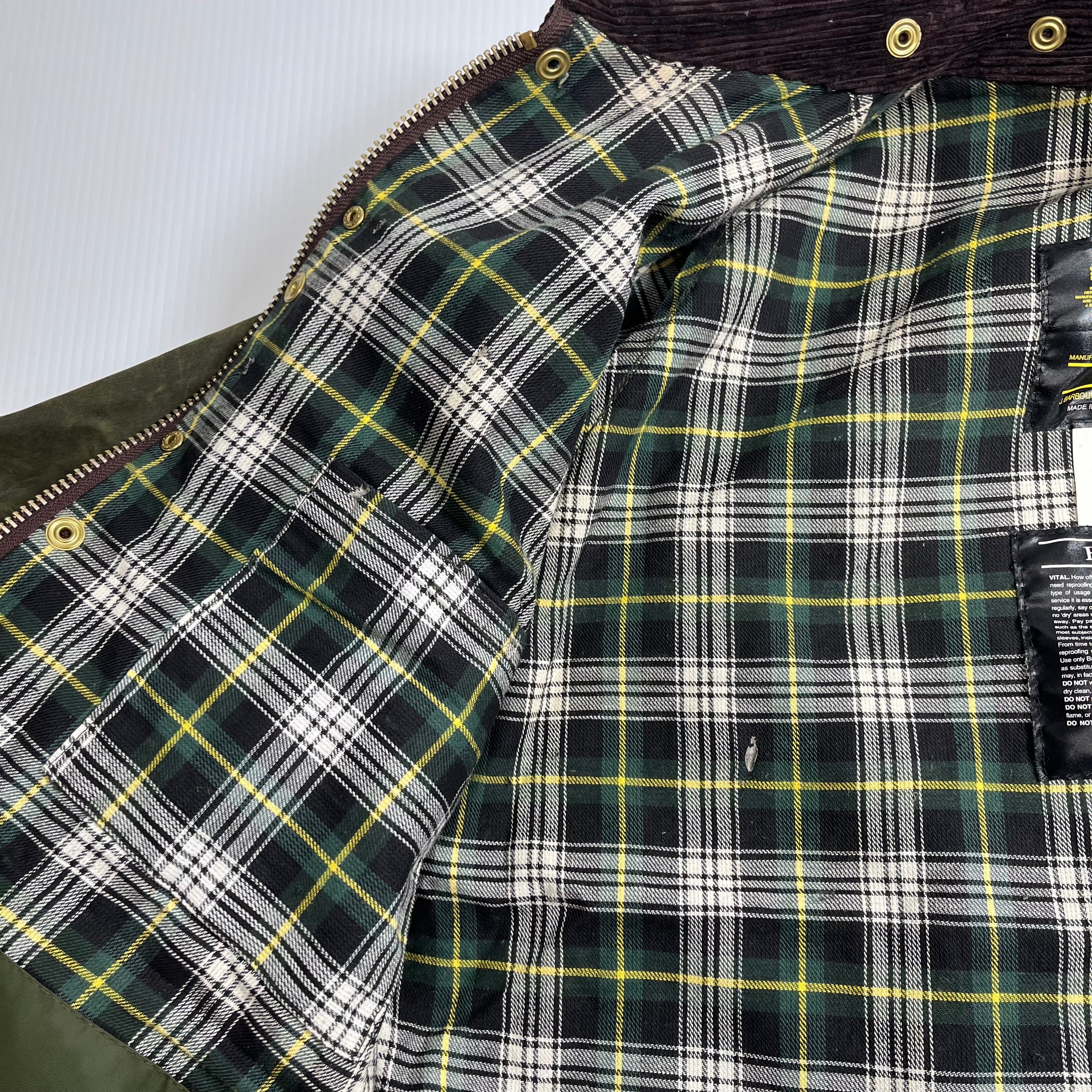 Vintage Barbour A100 Bedale Waxed Jacket C48 XL