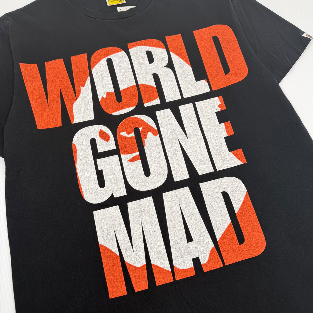 BAPE World Gone Mad Graphic Tee XXL