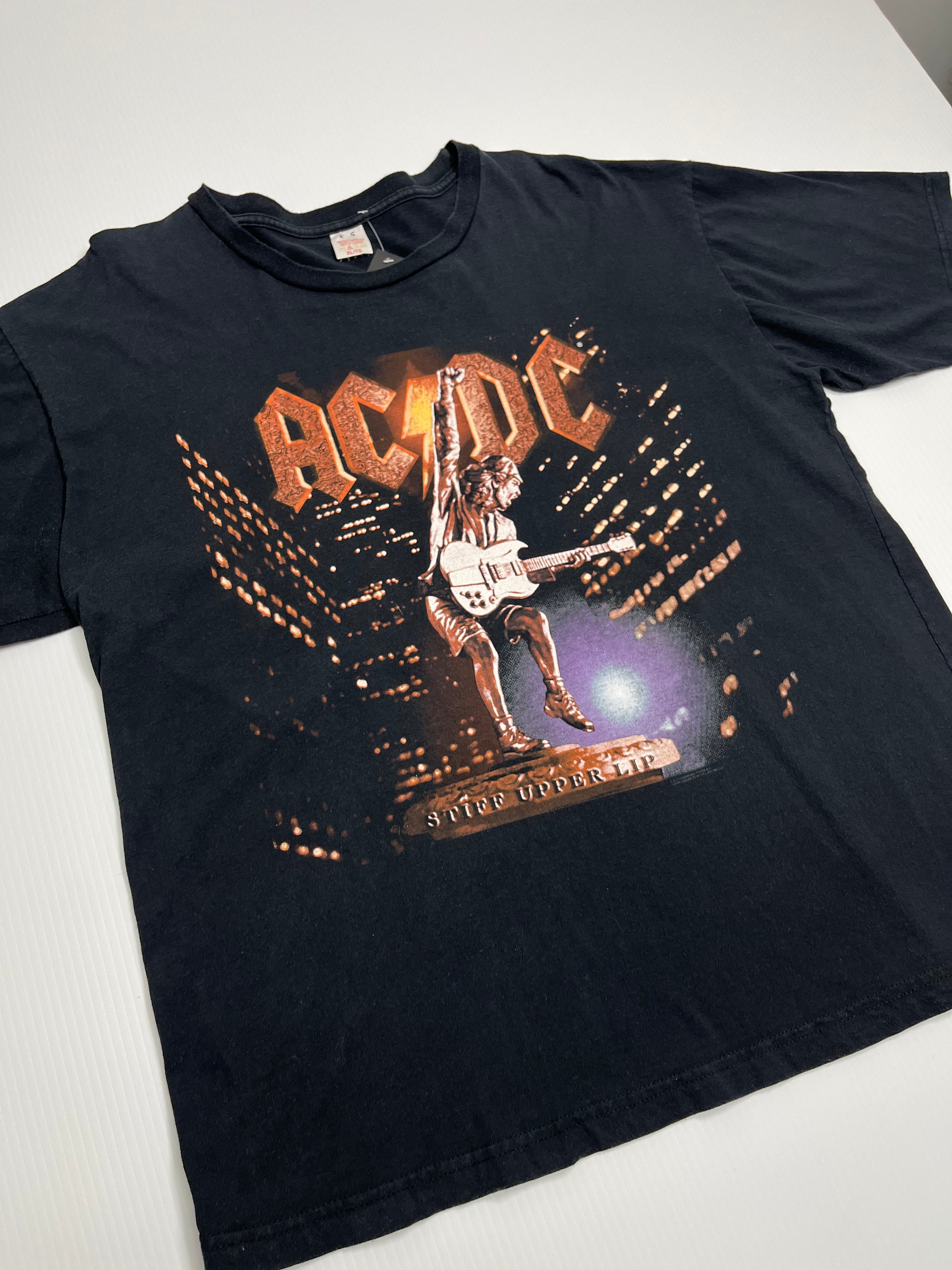 2000 ACDC Stiff Upper Lip Tour Tee XL