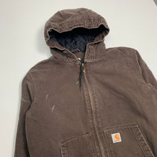 Load image into Gallery viewer, Carhartt Brown Hooded Jacket S
