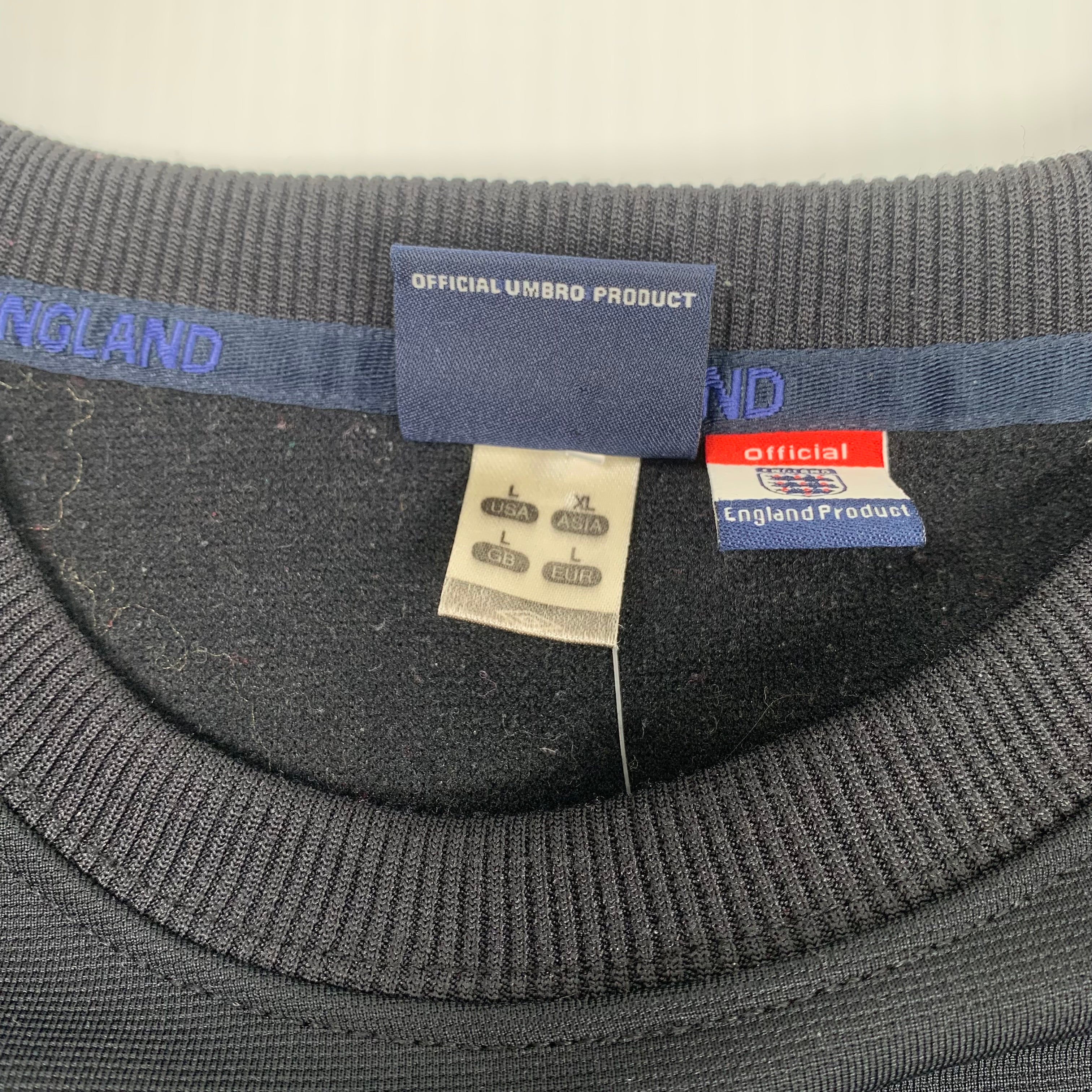 Vintage Umbro England Training Top Sweatshirt L