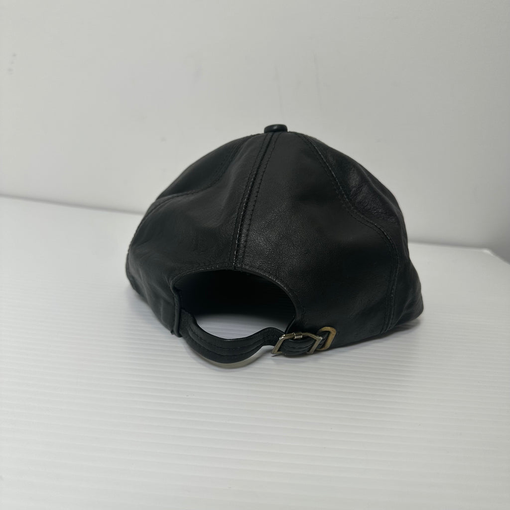 Vintage Marlboro Patch Leather Strapback Hat