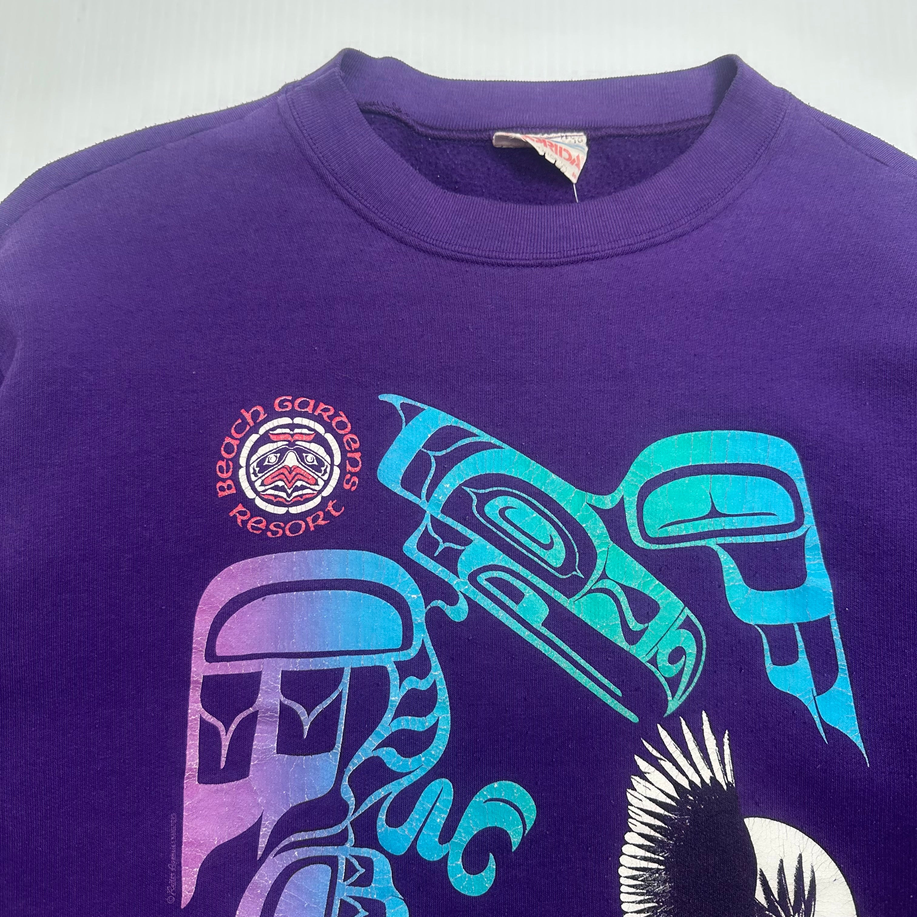 Vintage Powell River BC Canada Graphic Crewneck XL