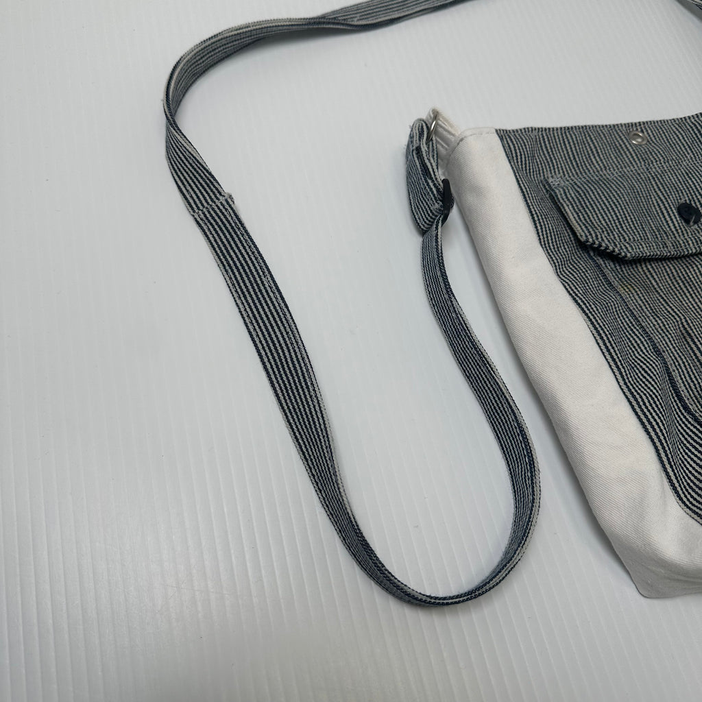 Rework Carhartt Pinstripe Adjustable Cross Body Bag