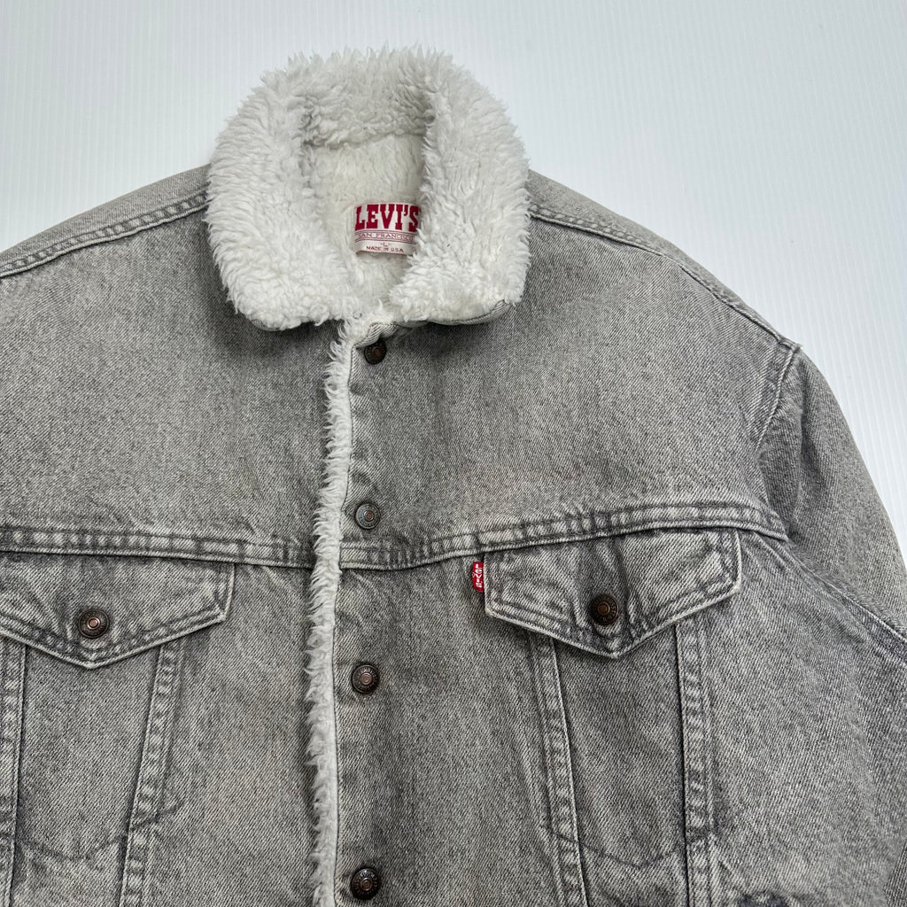 Vintage Levi's Sherpa Lined Denim Jacket L