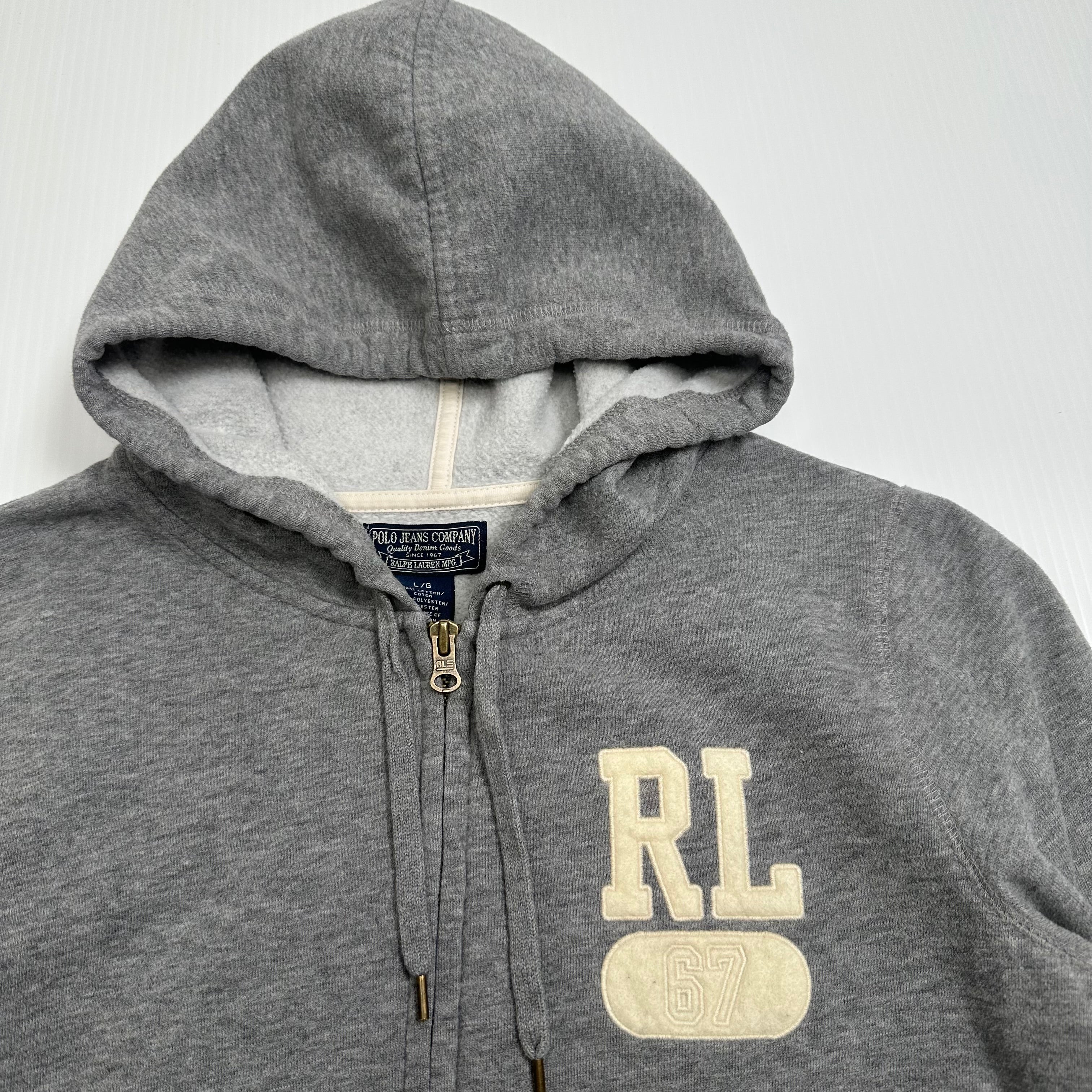 Polo Jeans Co. Zip Hoodie Women's L