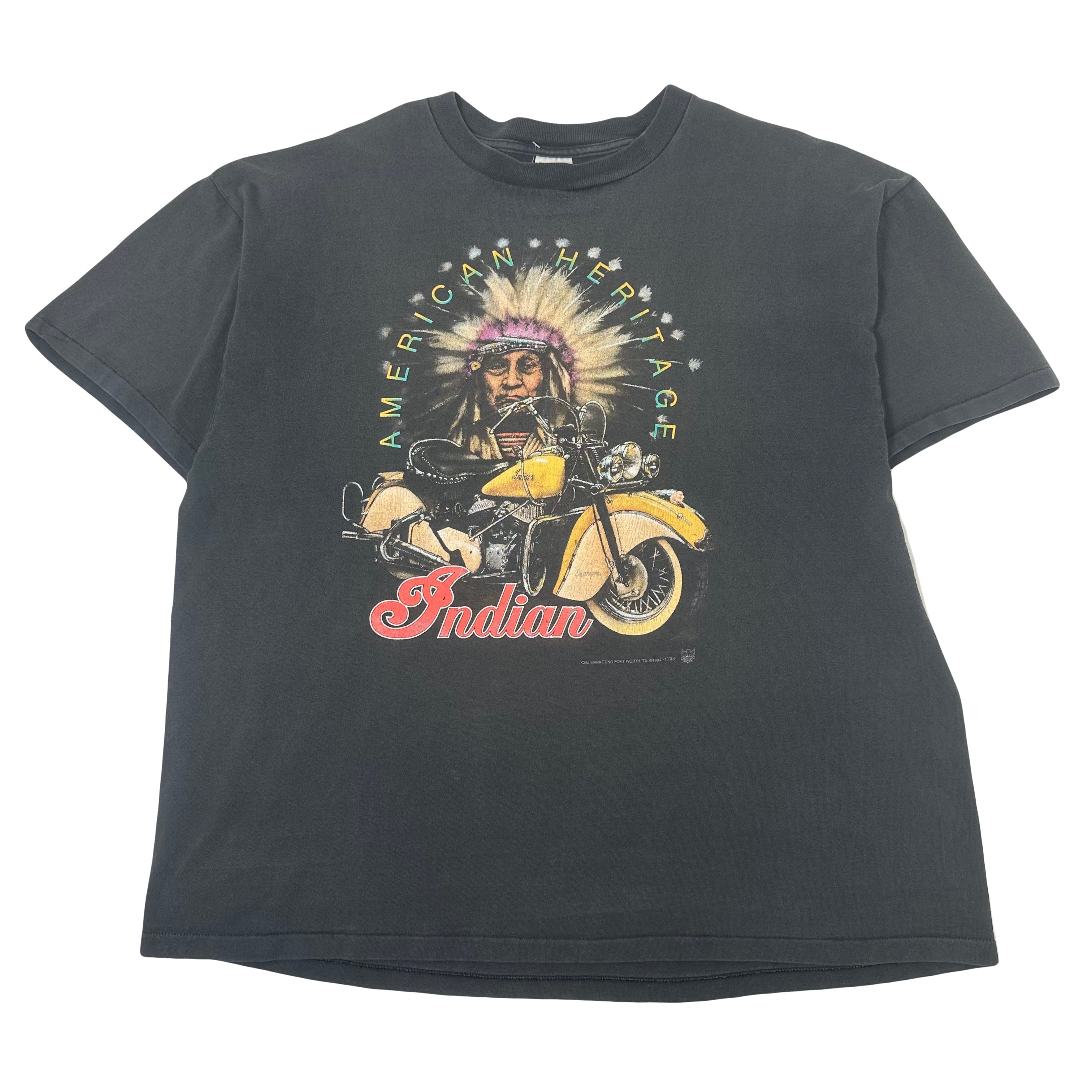 1994 Indian Motorcycle American Heritage Graphic Tee XXL