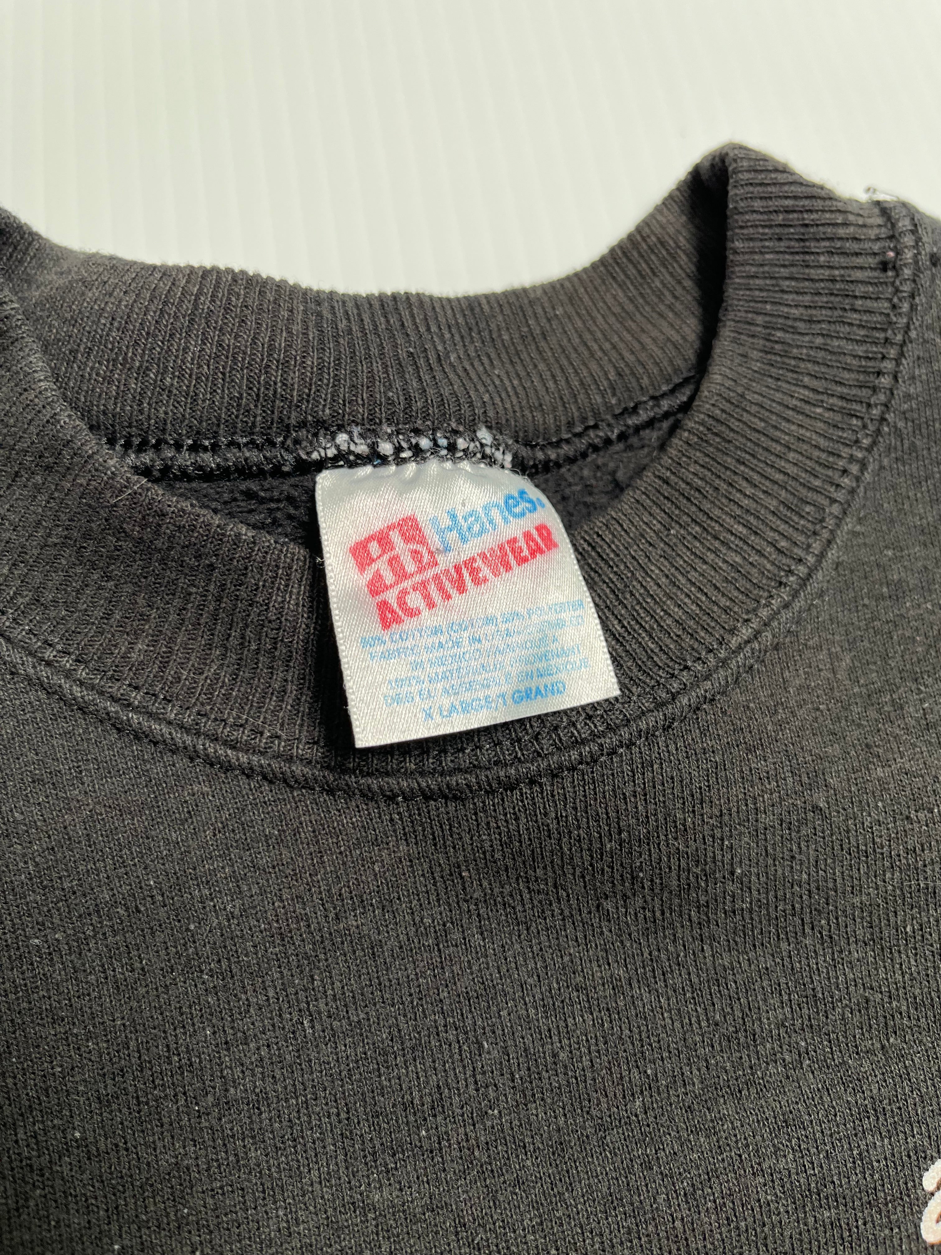 90s Chicago Bulls Basketball Graphic Crewneck XL