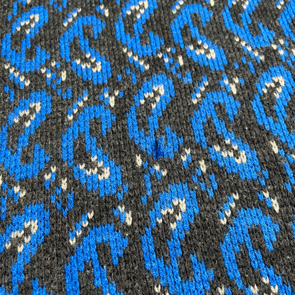 Vintage Givenchy Monsieur Pattern Knit Sweater L