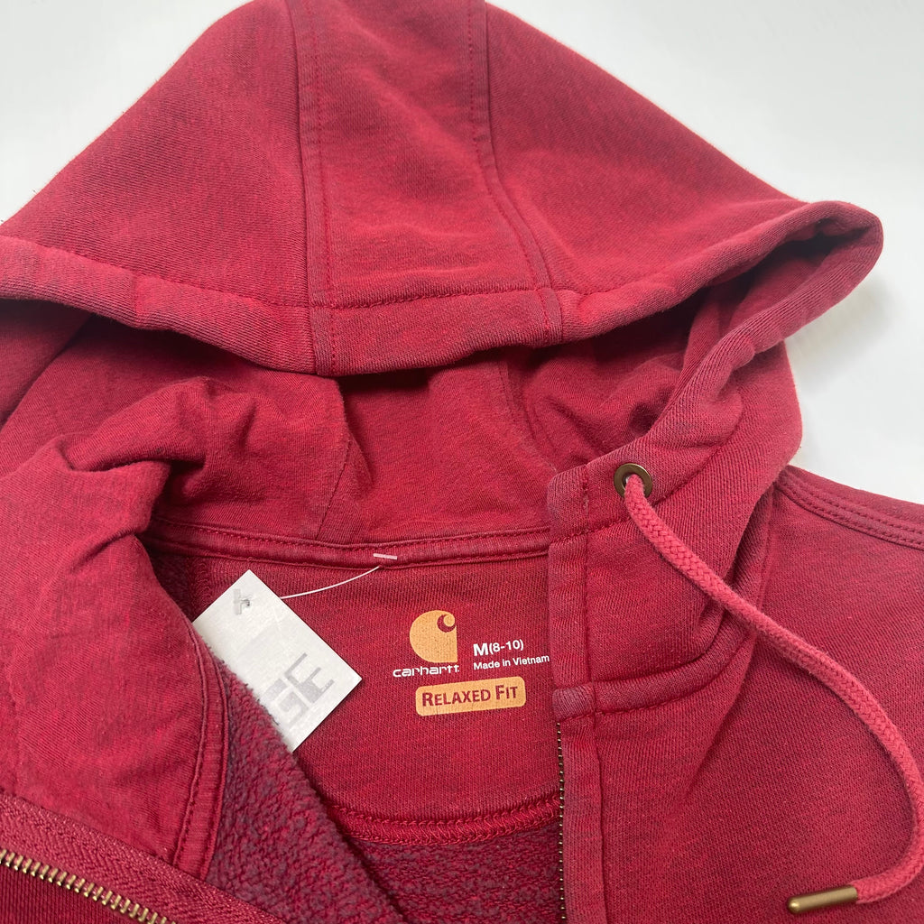 Carhartt Mini Logo Full Zip Hoodie Women's M