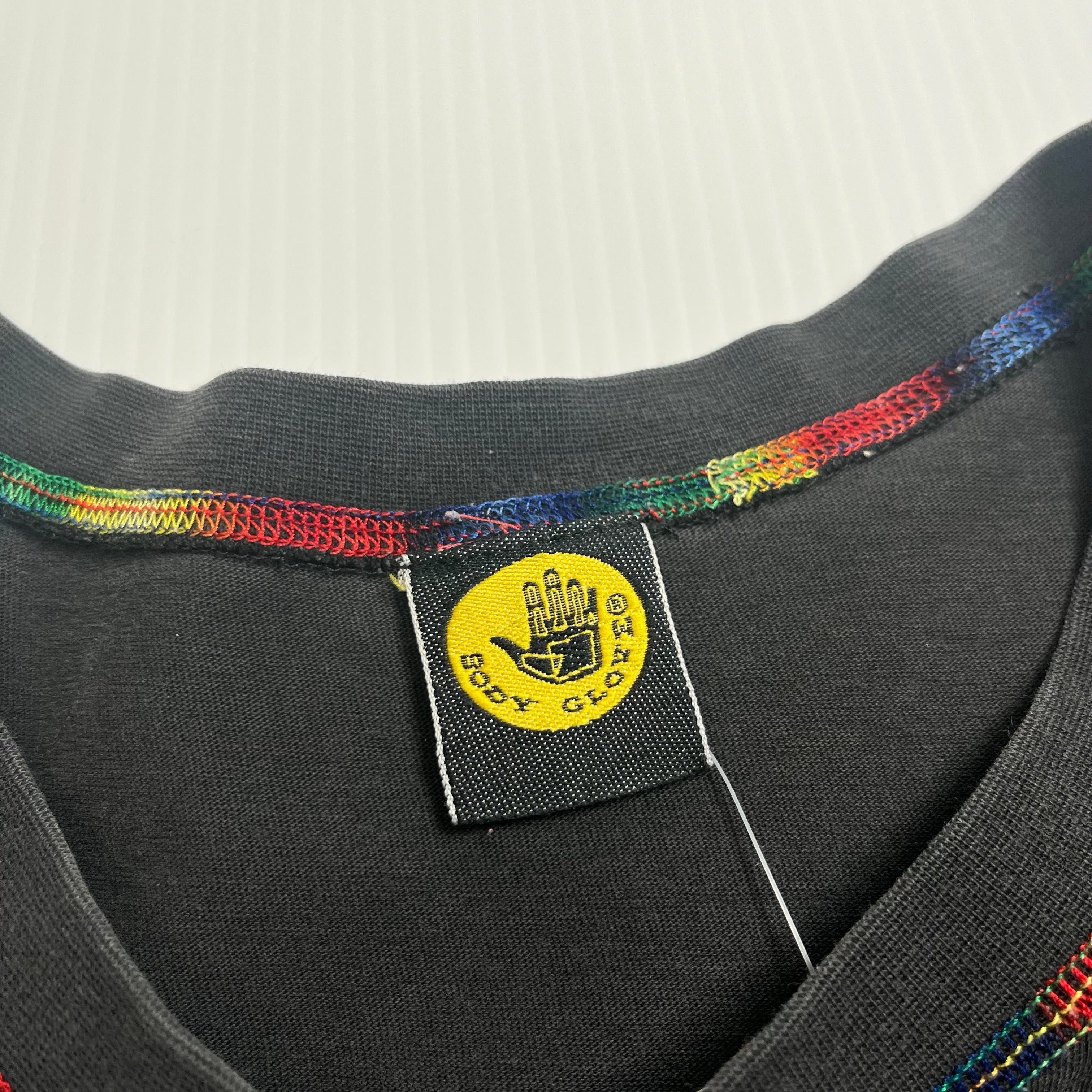 Vintage Body Glove Rainbow Stitching Tee XL