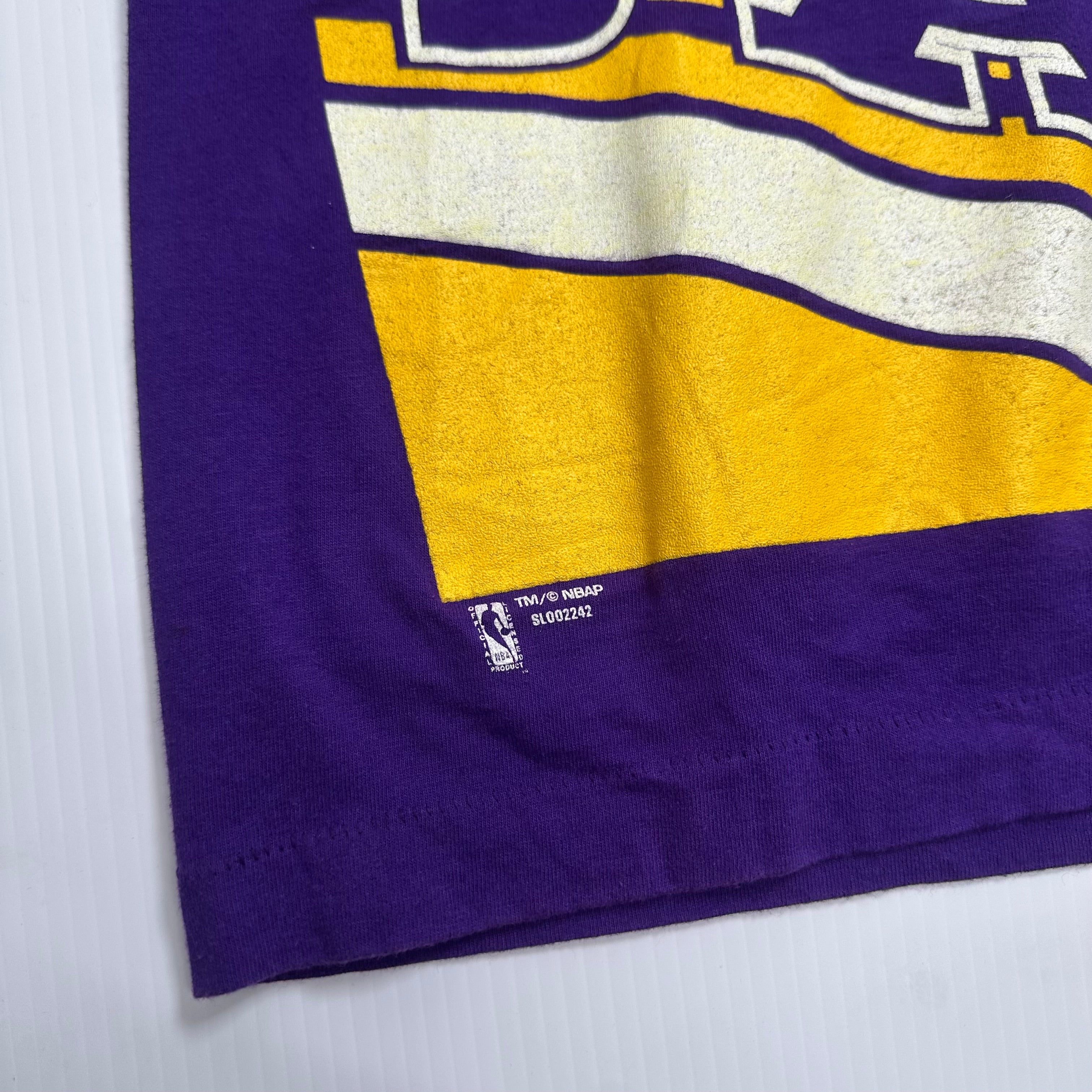 Vintage Salem Sportswear Utah Jazz AOP Tee L