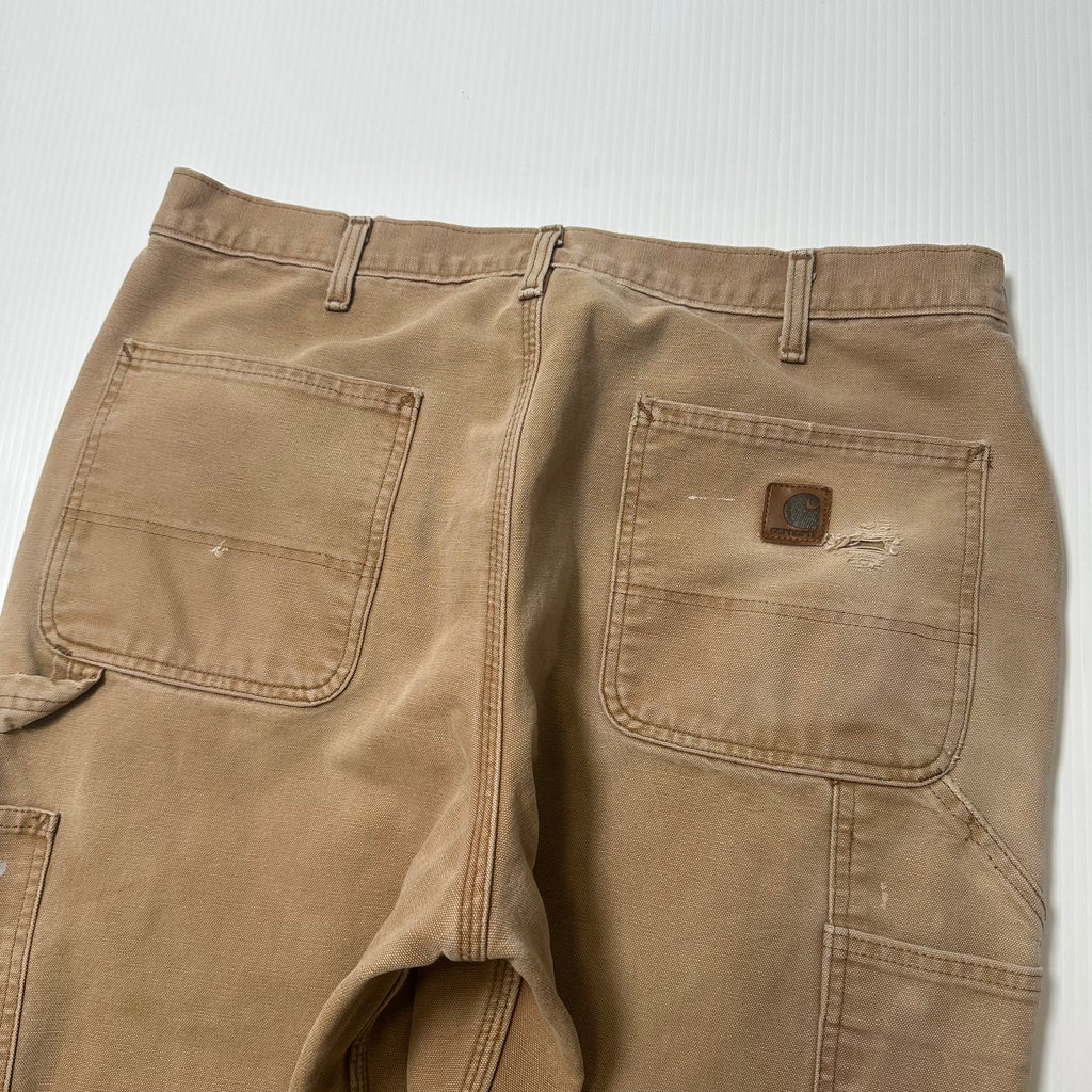 Vintage Carhartt Blanket Lined Carpenter Denim 34