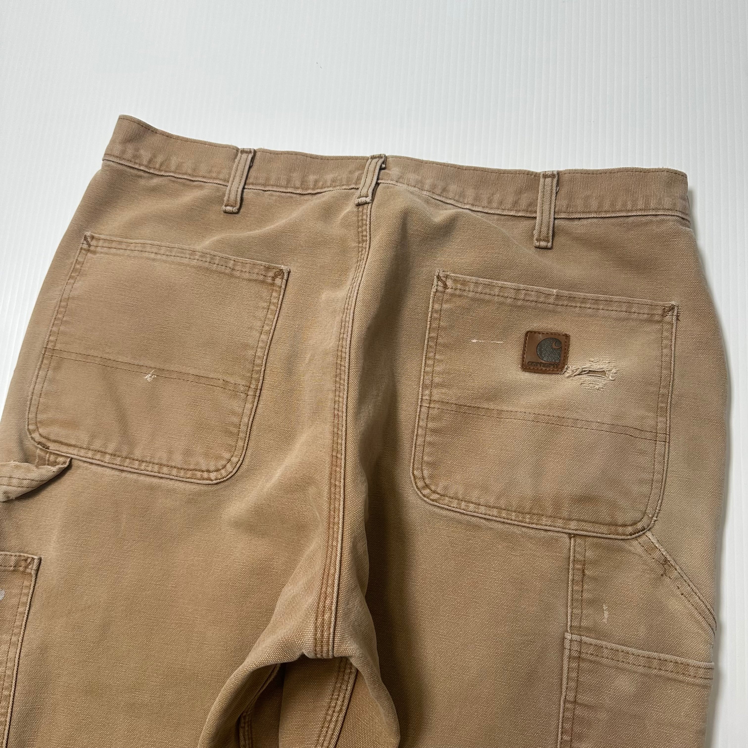 Vintage Carhartt Blanket Lined Carpenter Denim 34