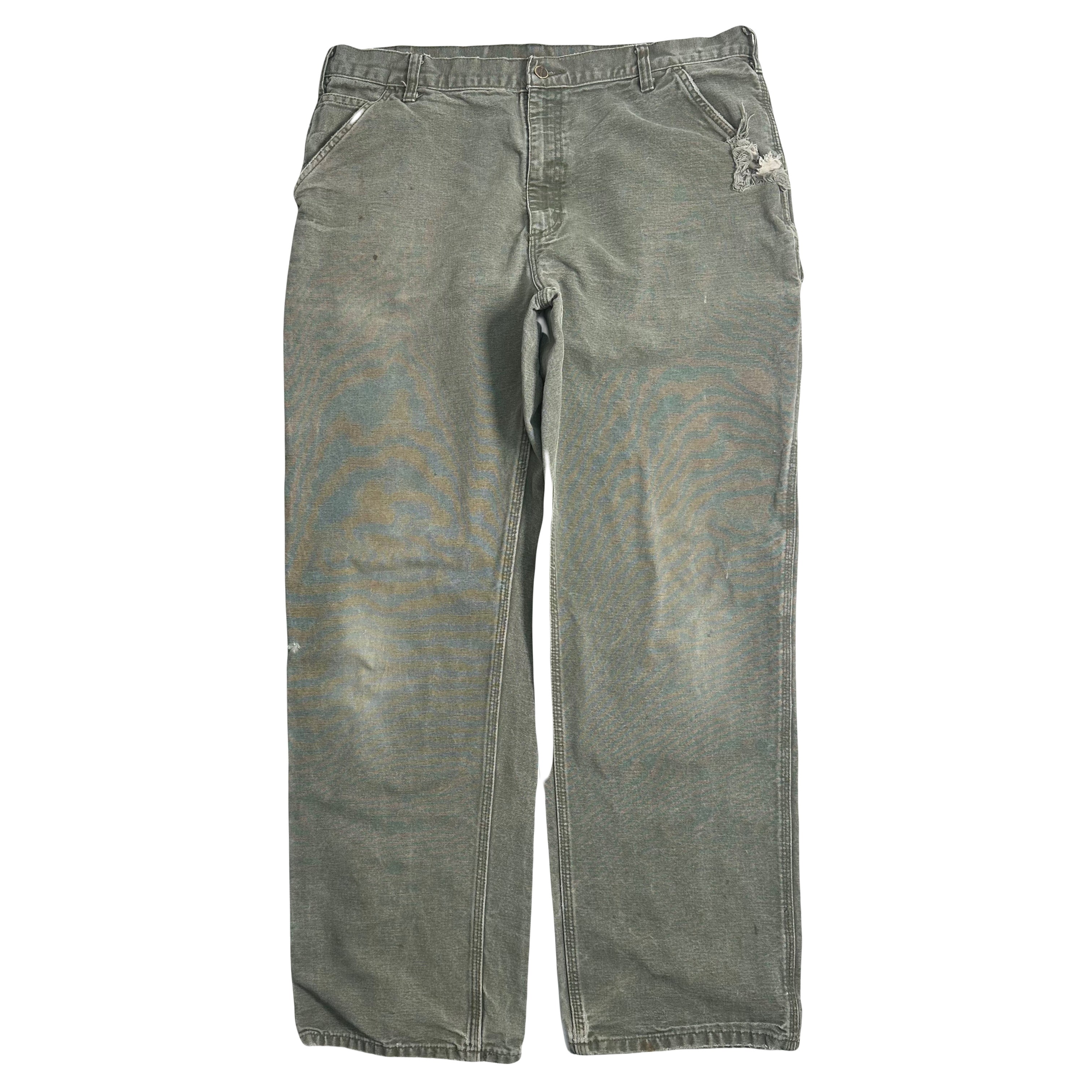 Vintage Carhartt Faded Carpenter Denim 38