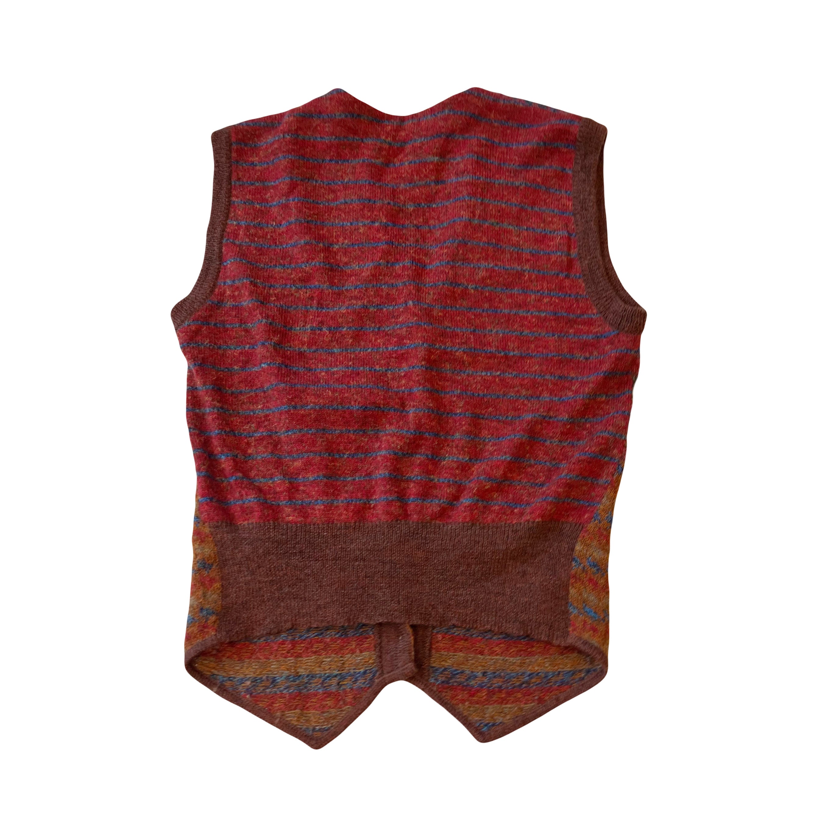 Vintage Holt Renfrew Patterned Sweater Vest S