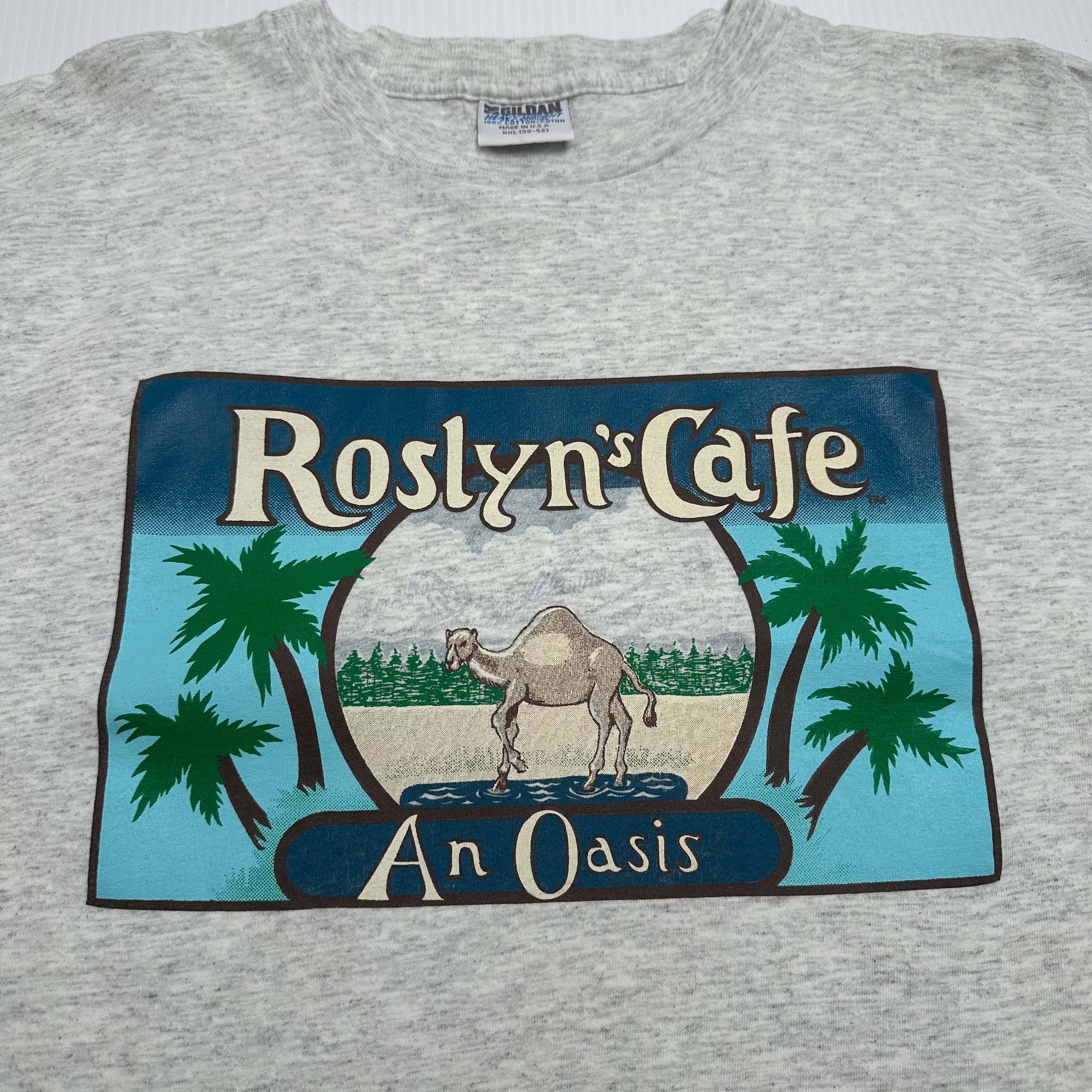 Vintage Roslyn's Cafe An Oasis Graphic Tee XXL