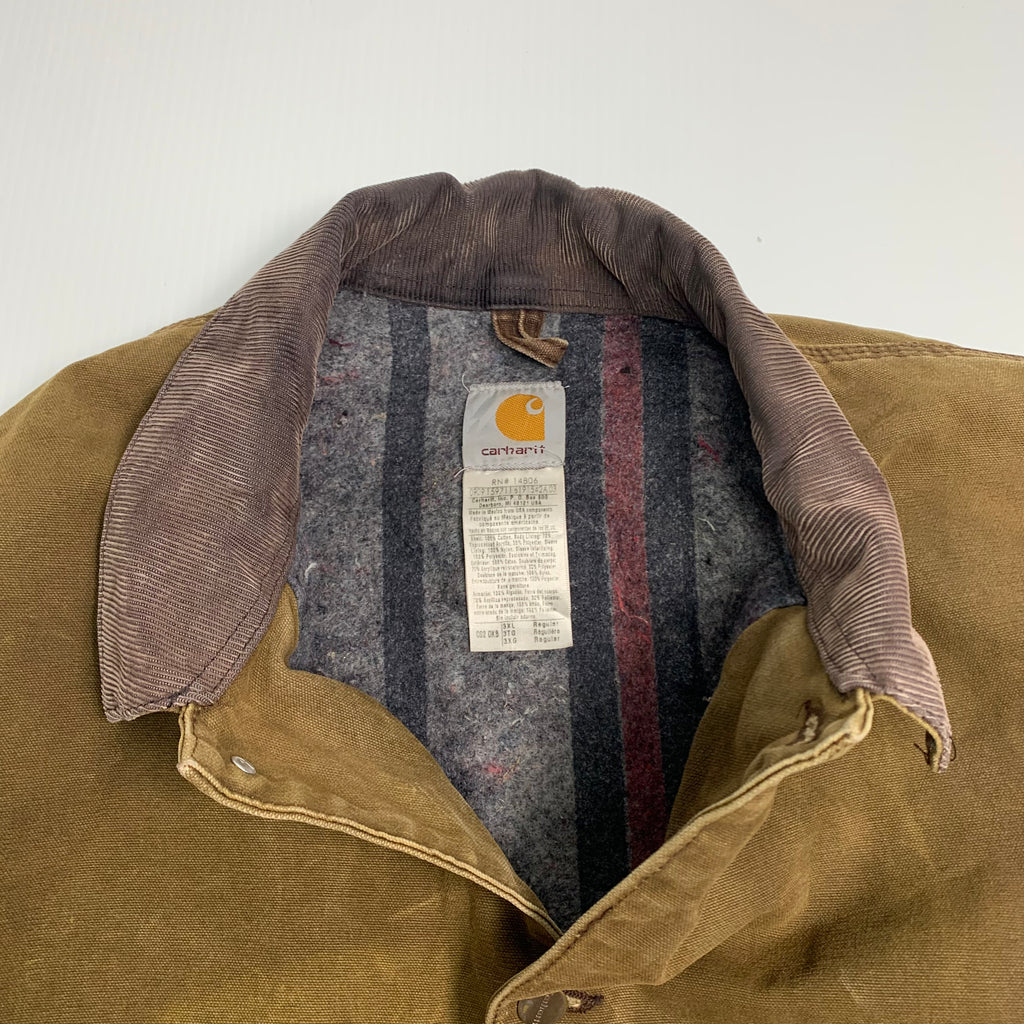 Carhartt Faded Brown Chore Coat 3XL