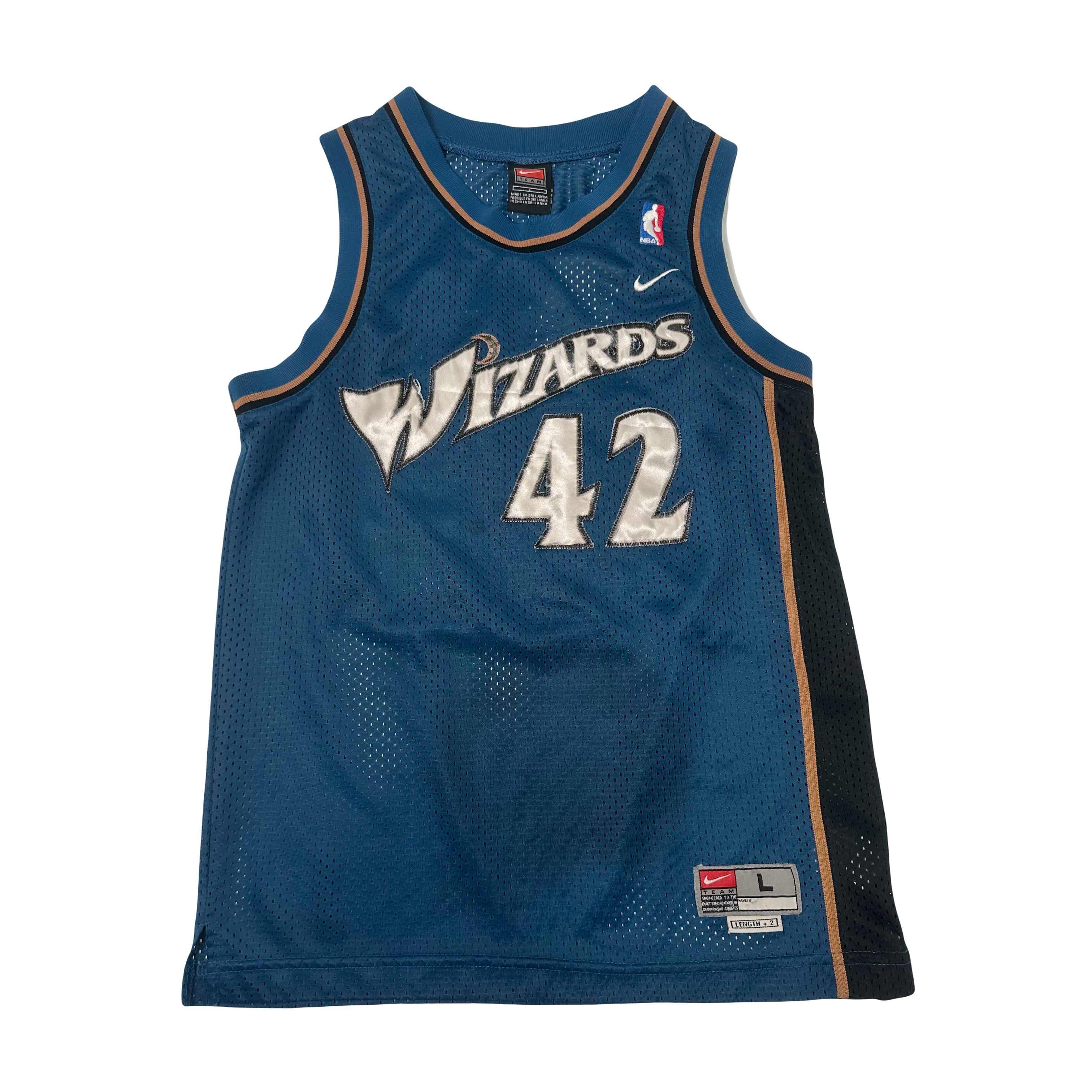 Vintage Nike Washington Wizards Stackhouse #42 NBA Jersey Youth L