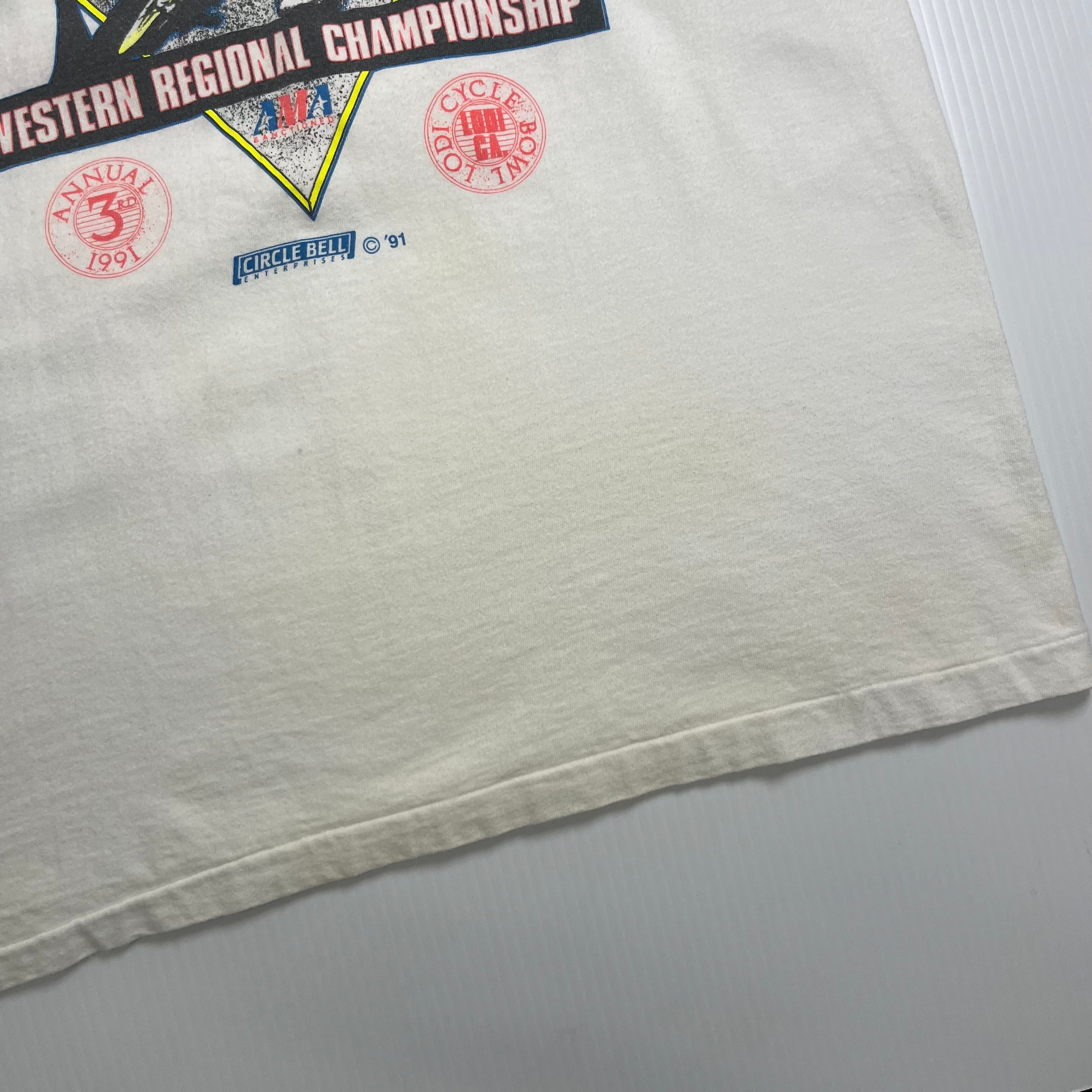 1991 Lodi Short Track Racking Graphic Tee XL