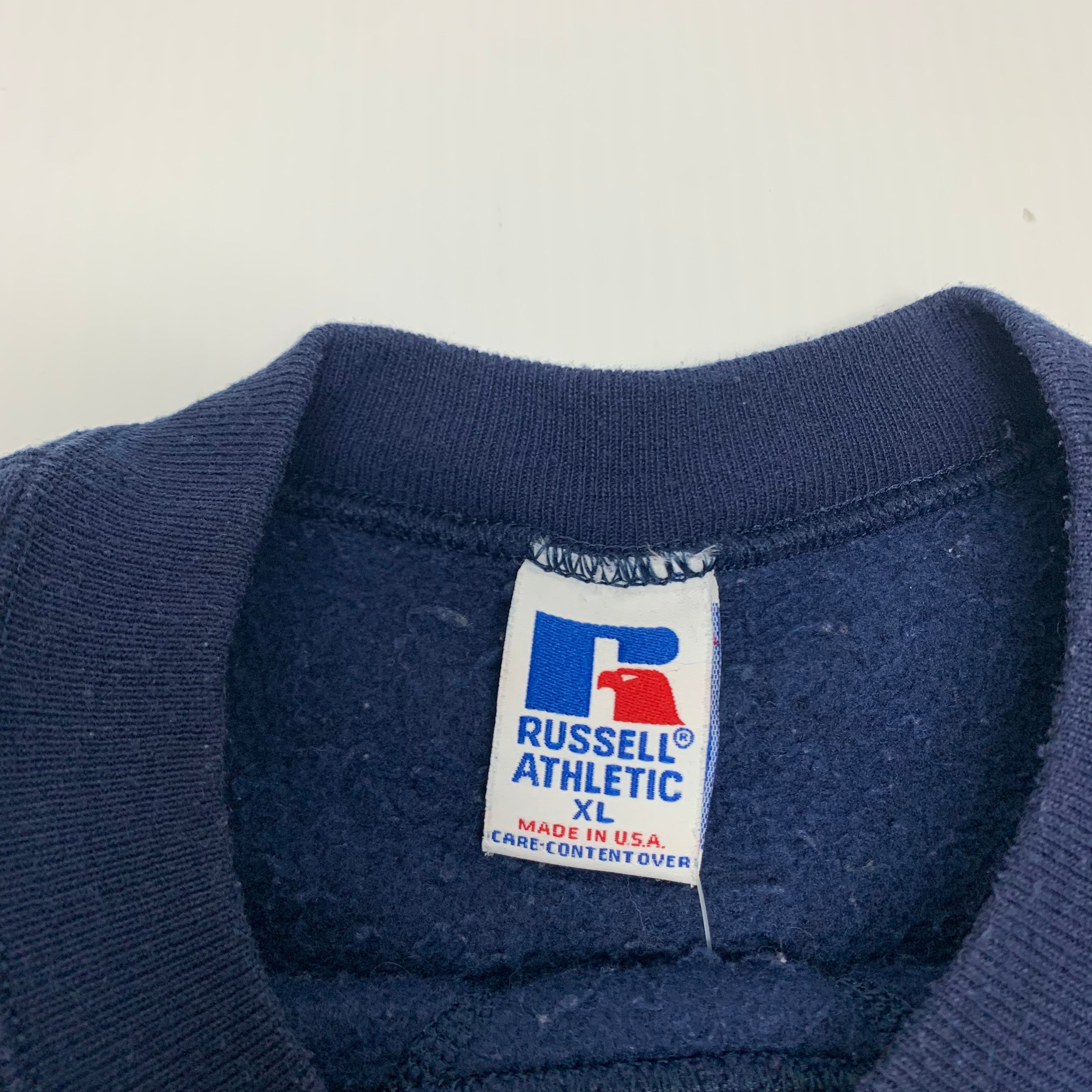 90s Navy Russell Athletic Crewneck XL