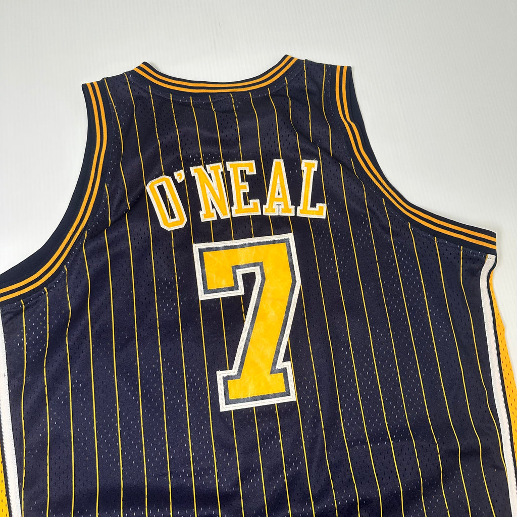 Adidas Indiana Pacers O’Neal #7 Pinstripe Jersey XL