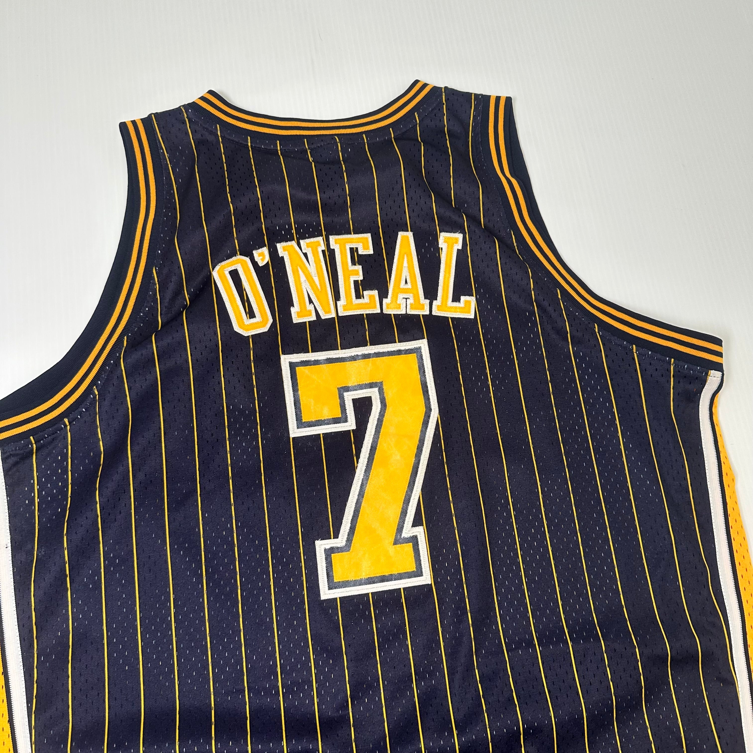 Adidas Indiana Pacers O’Neal #7 Pinstripe Jersey XL